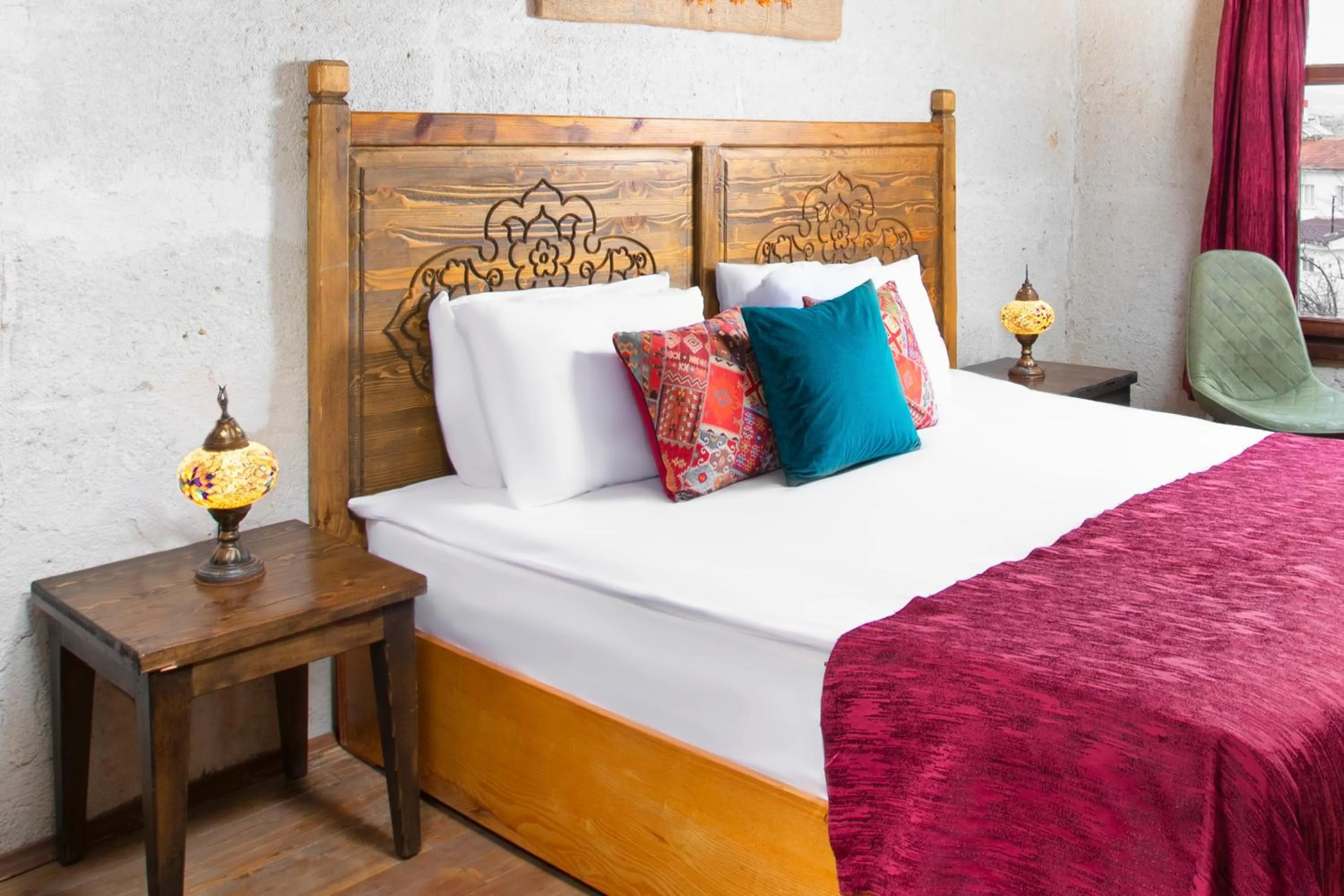 Bed in Garden Inn Cappadocia