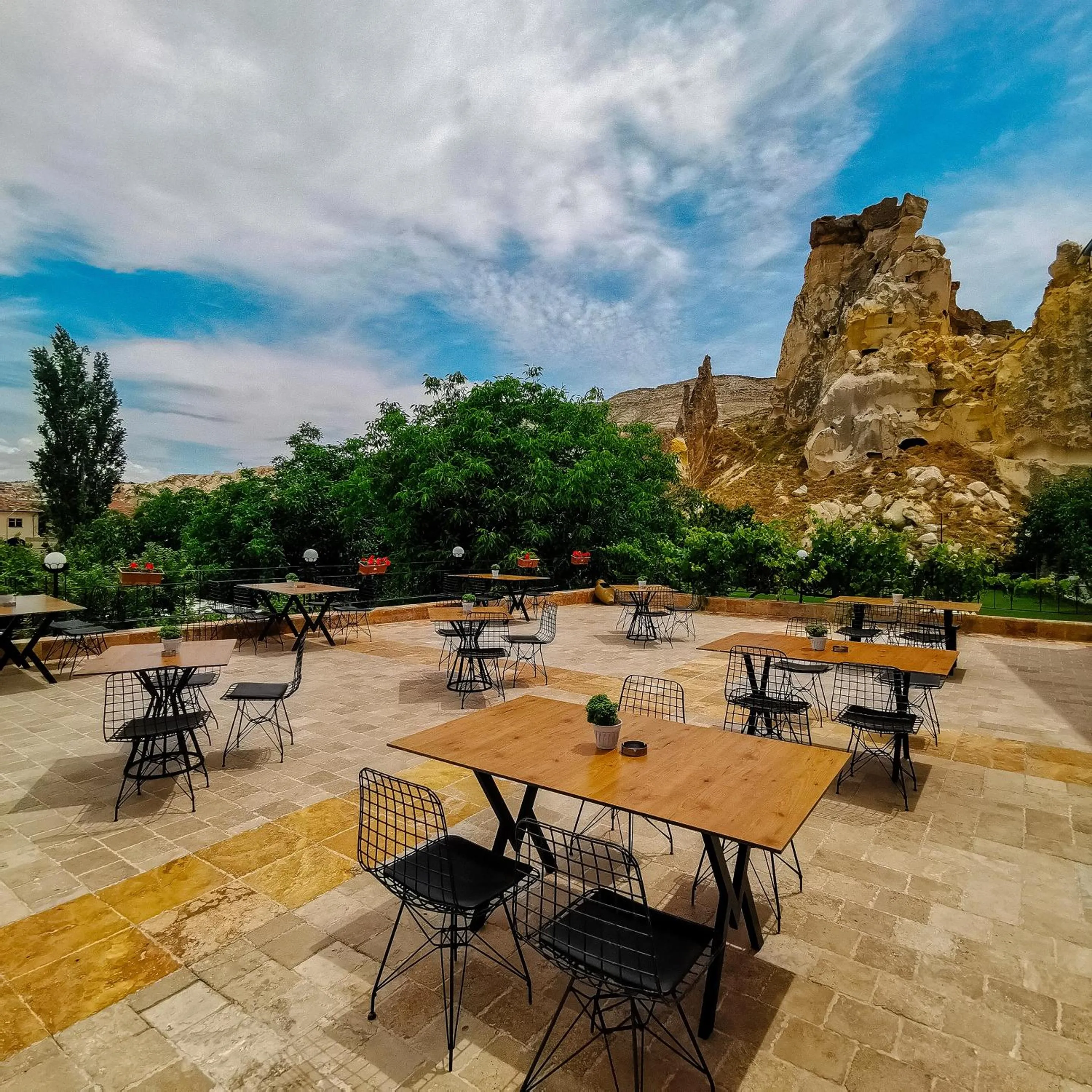 Patio in Garden Inn Cappadocia