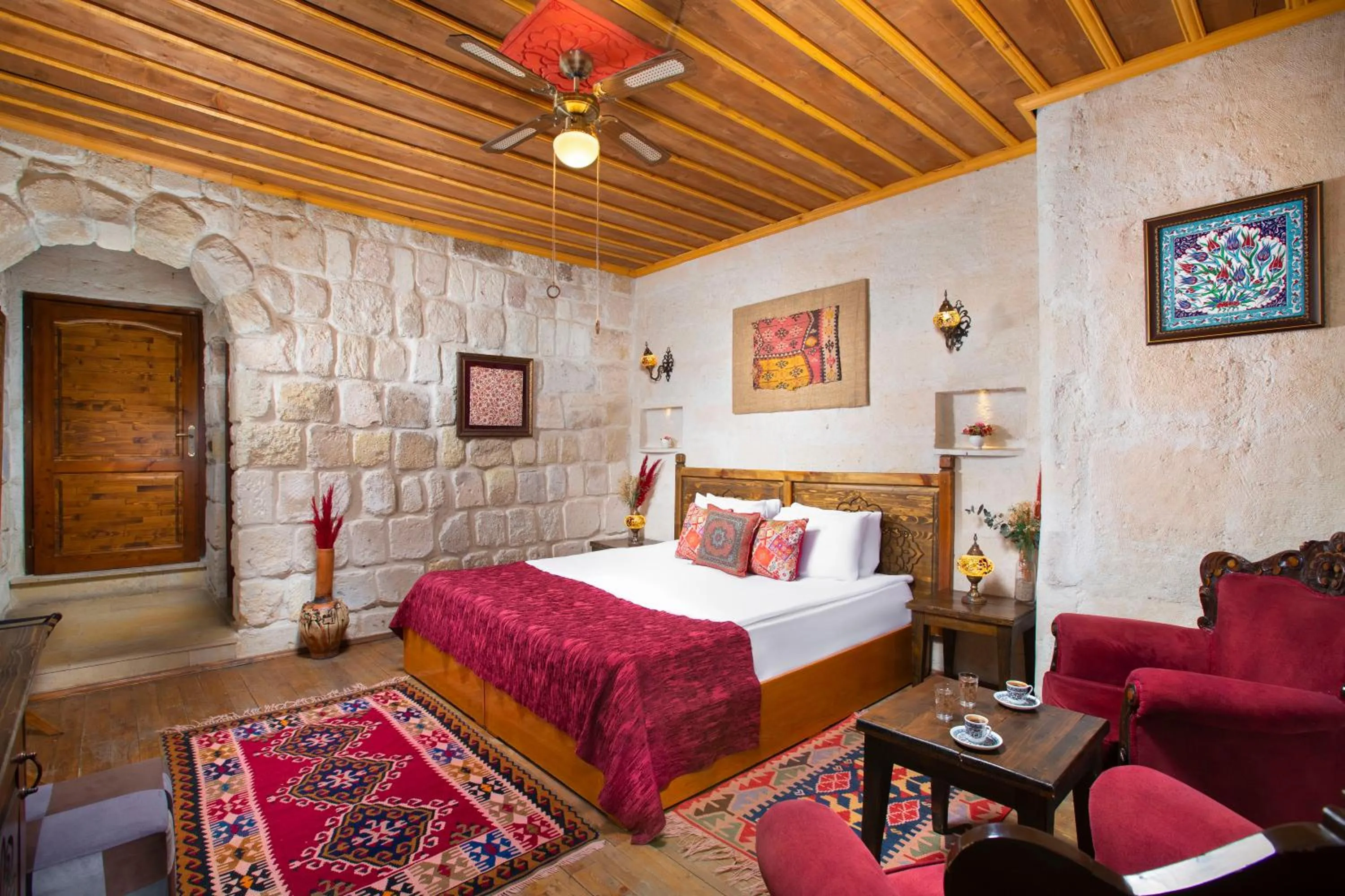 Bed in Garden Inn Cappadocia