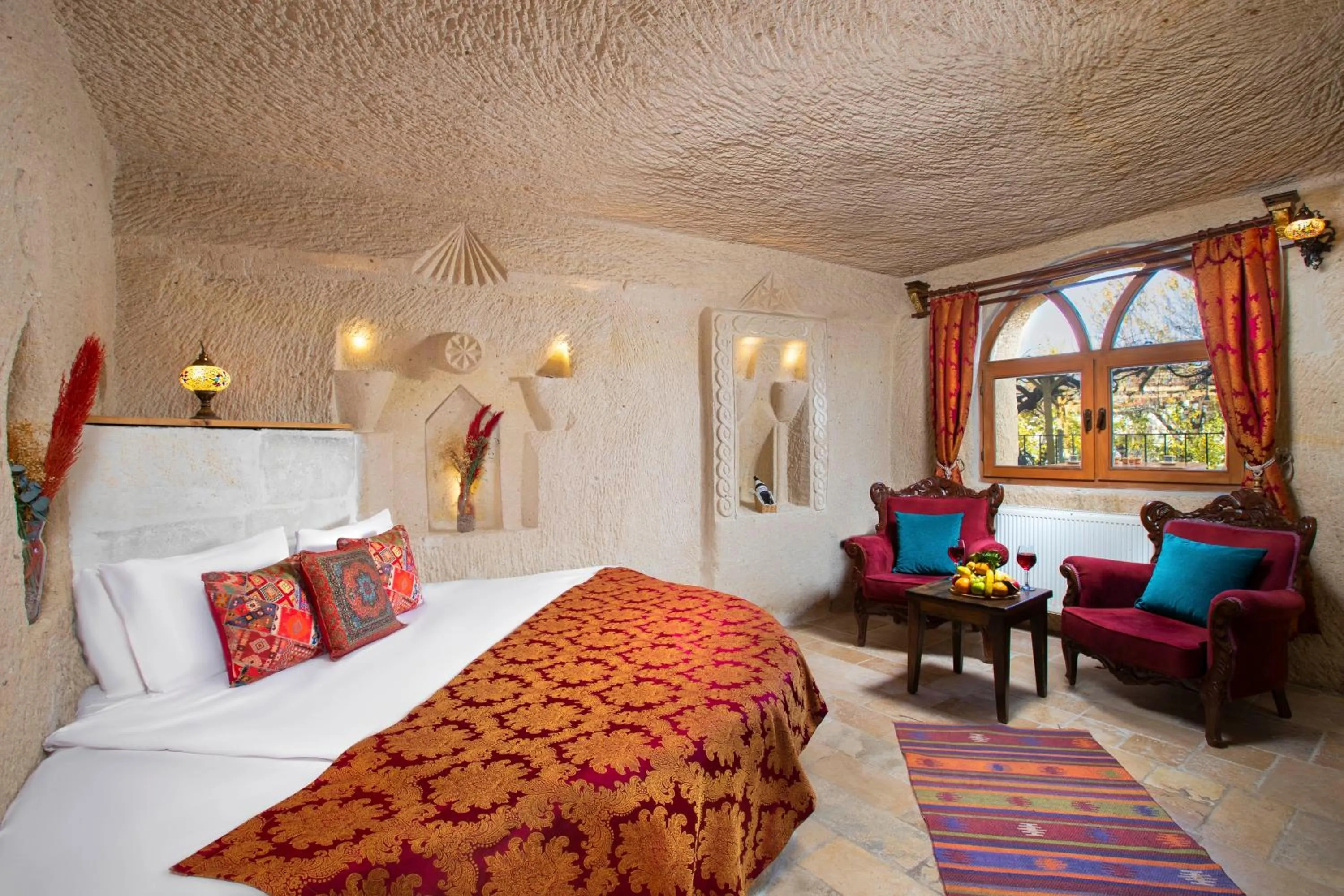 Bed in Garden Inn Cappadocia