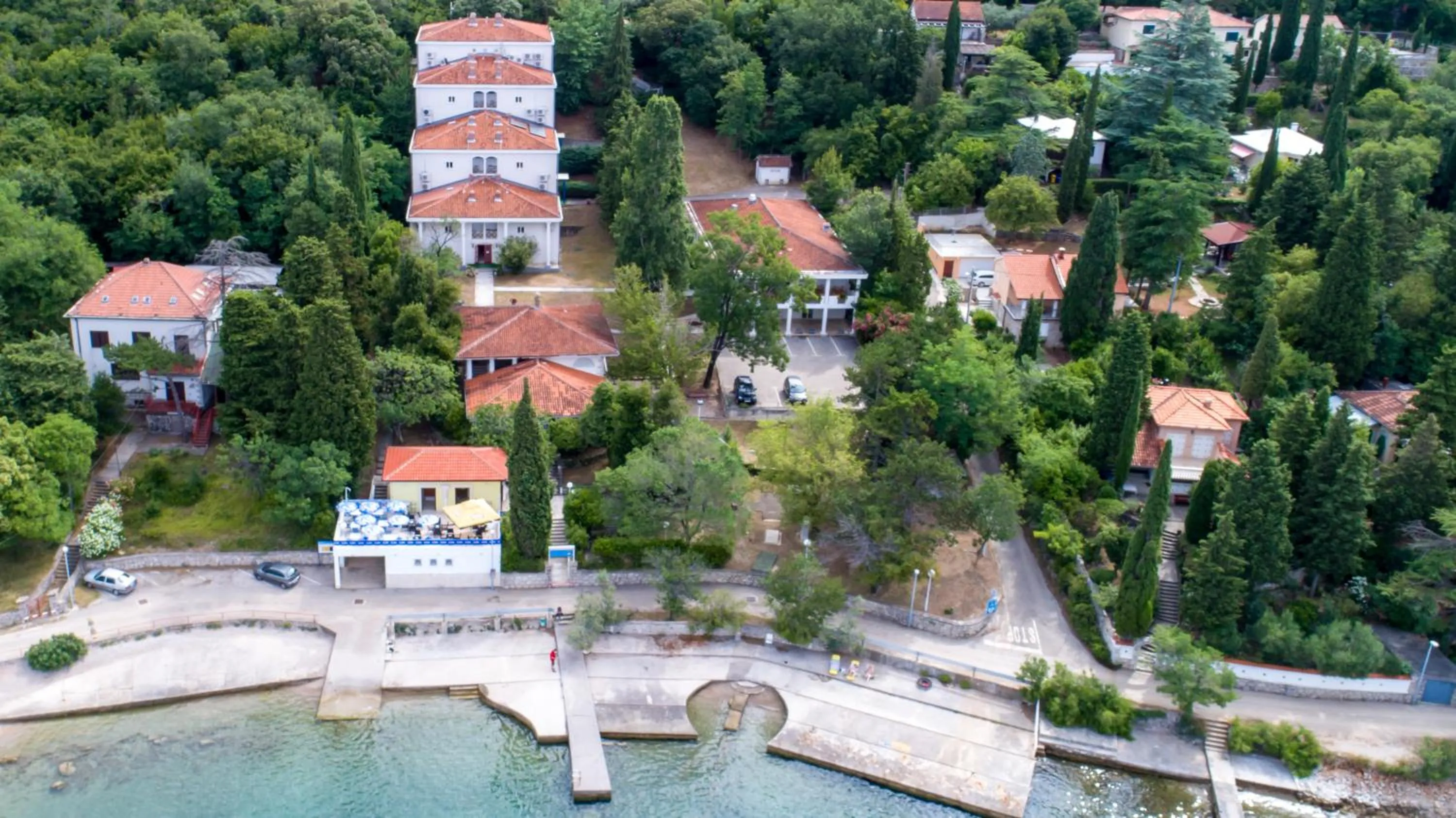 Bird's eye view in Hotel Delfin