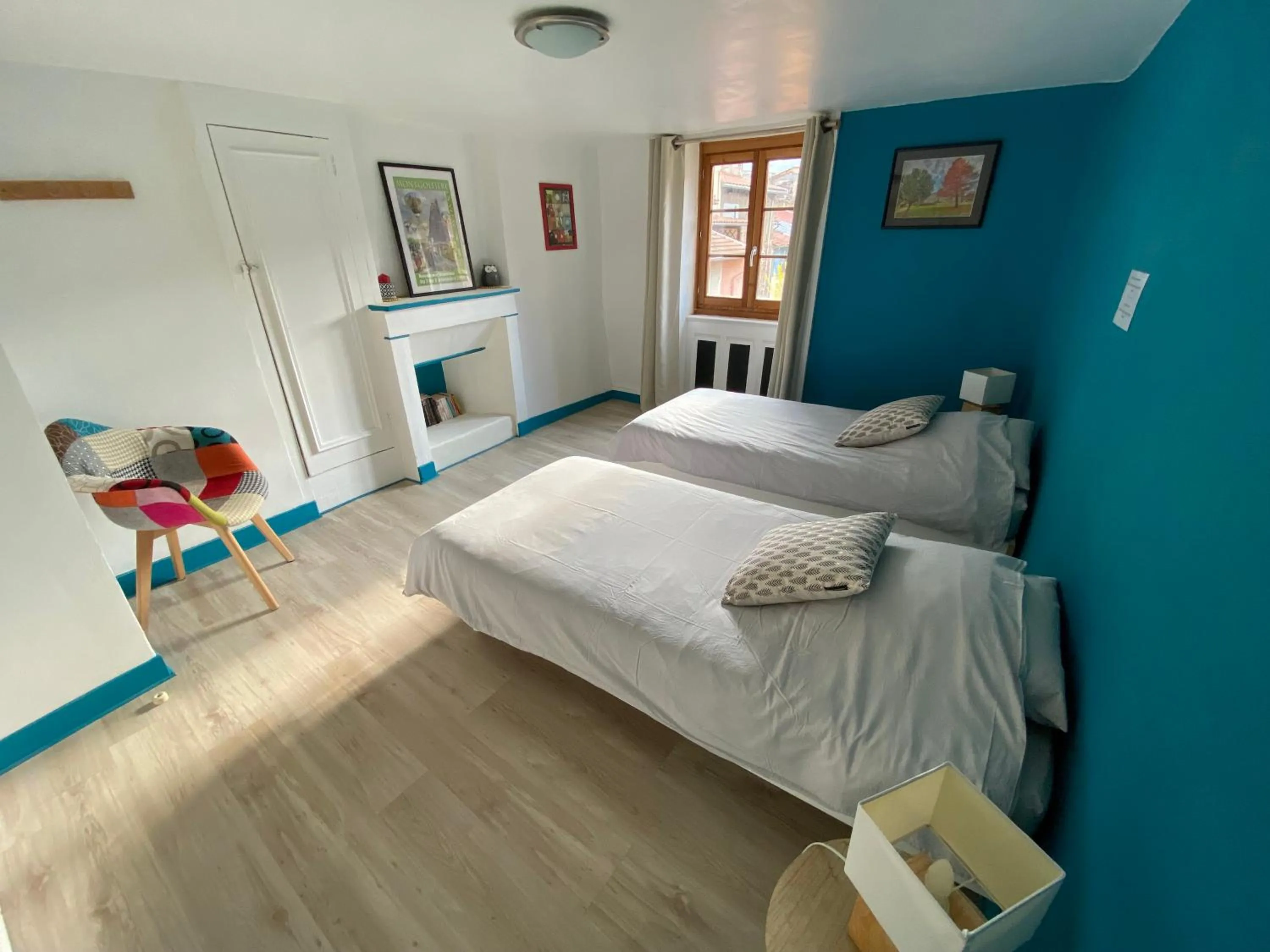 Bed in Le gîte du Bessat