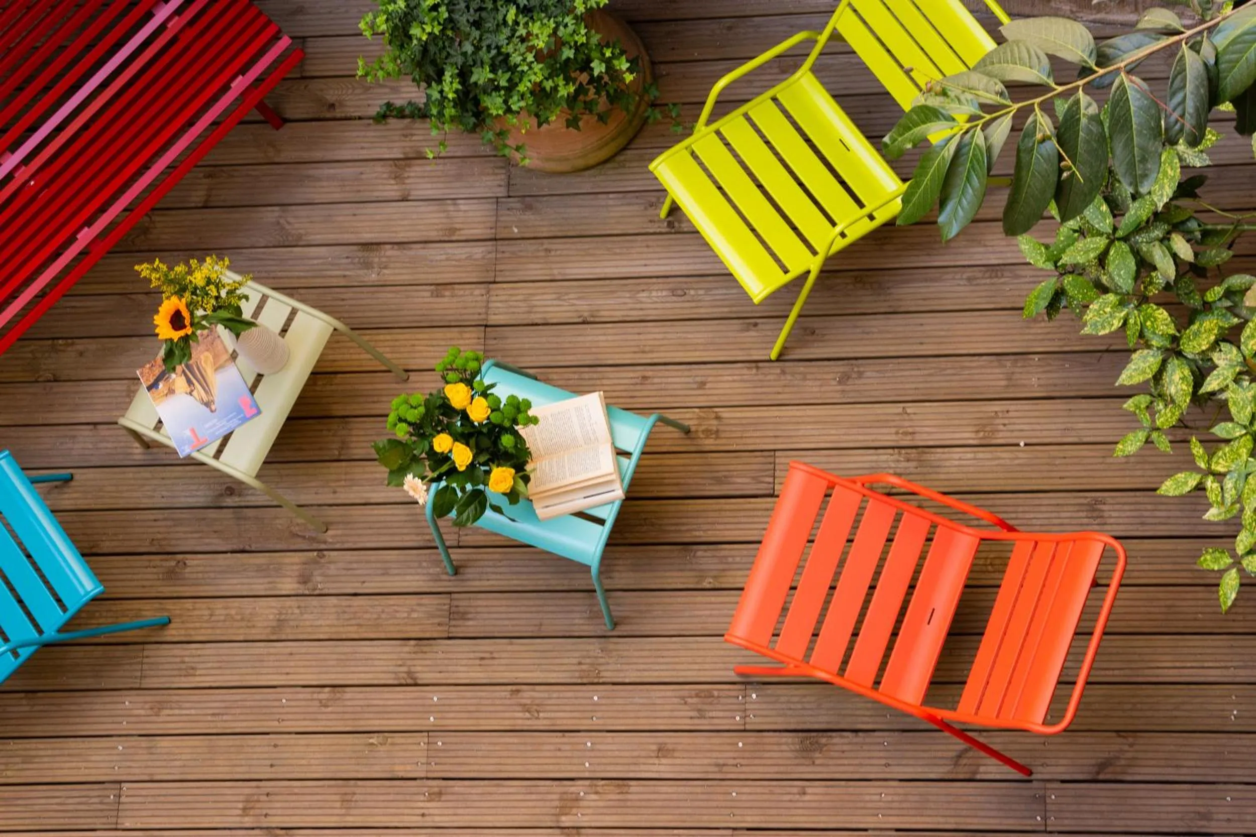 Patio in Hôtel Relais Monceau