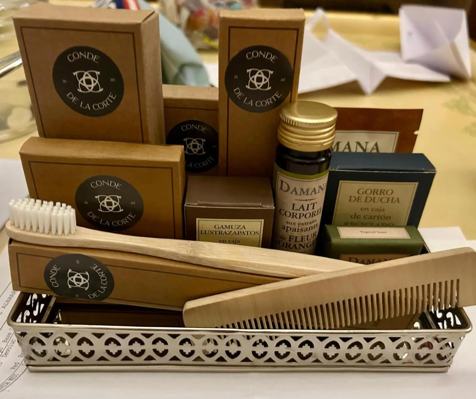 Decorative detail in Hotel Boutique Conde de la Corte