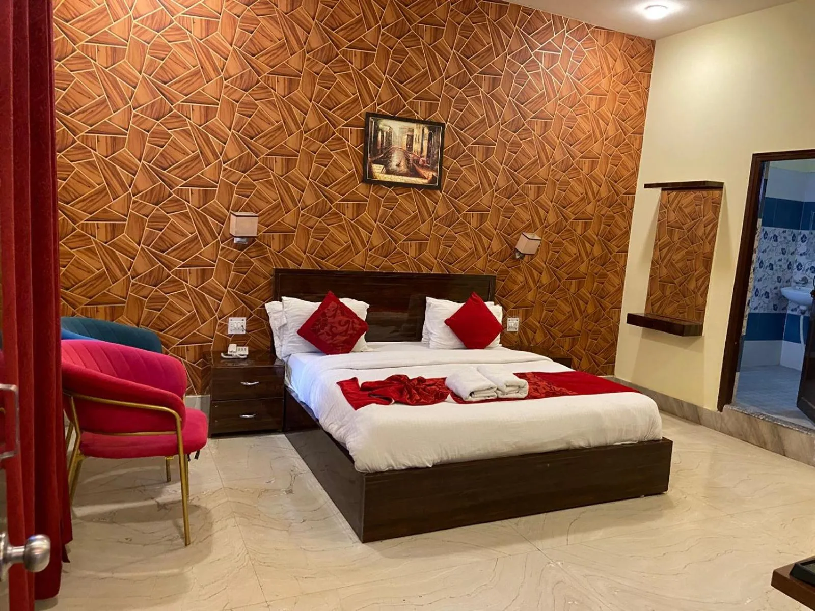 Bed in Indira Nikunj Rubystone Exotic