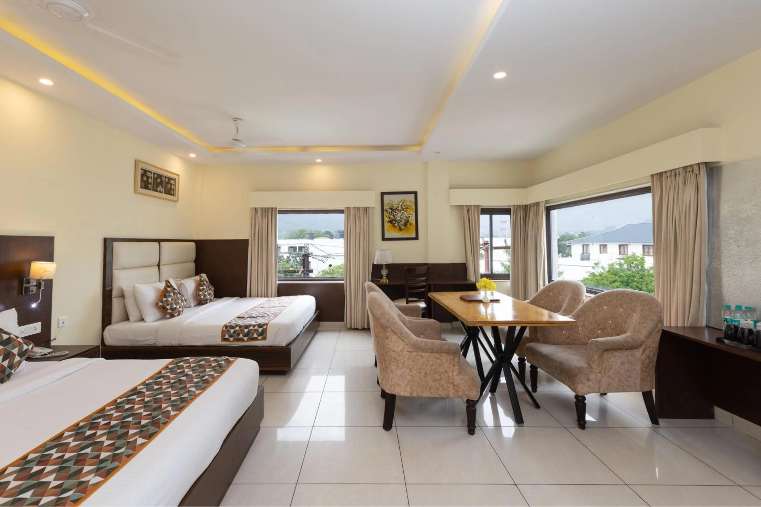 Bedroom, Bed in Indira Nikunj Rubystone Exotic