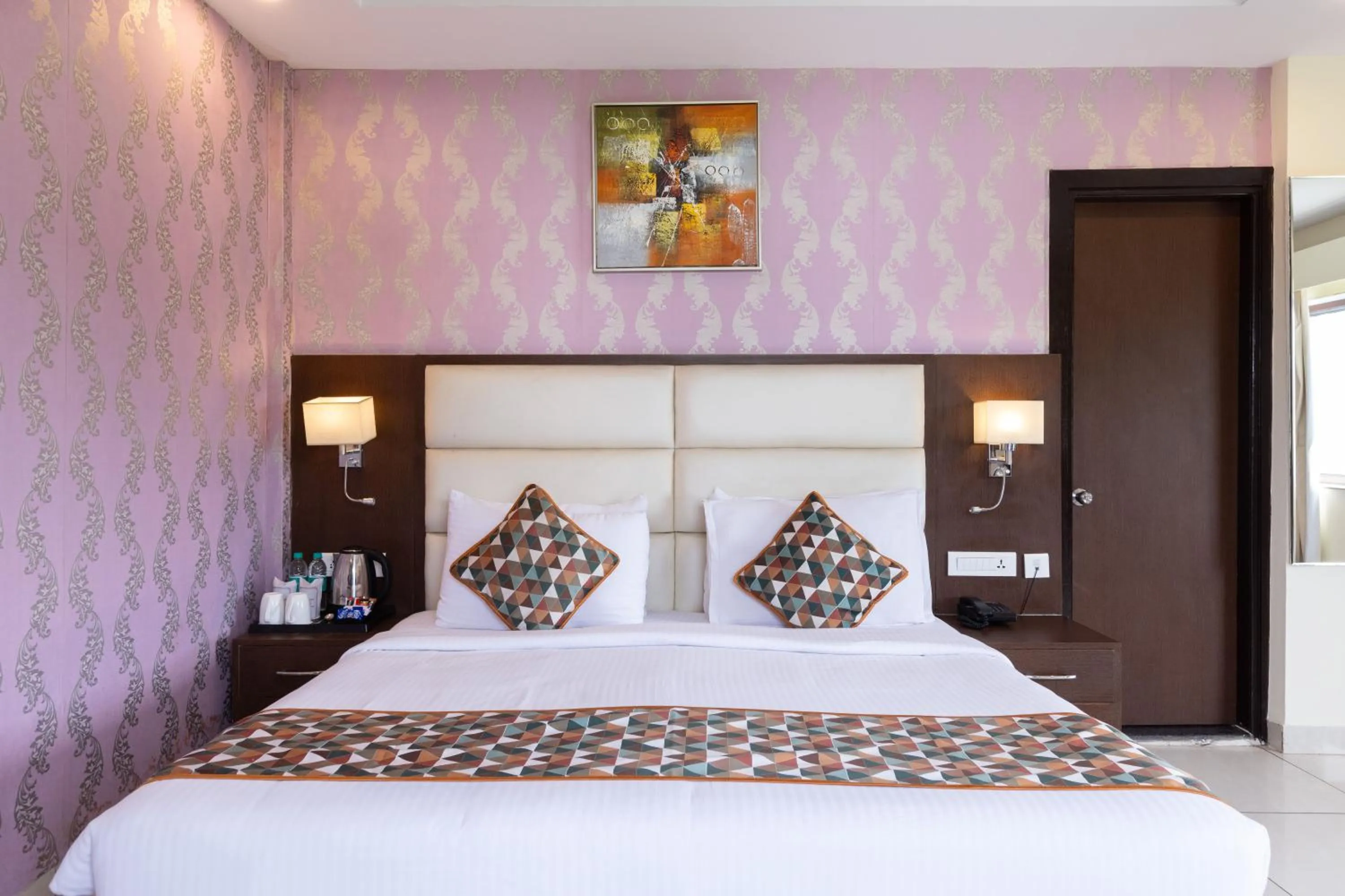 Bed in Indira Nikunj Rubystone Exotic