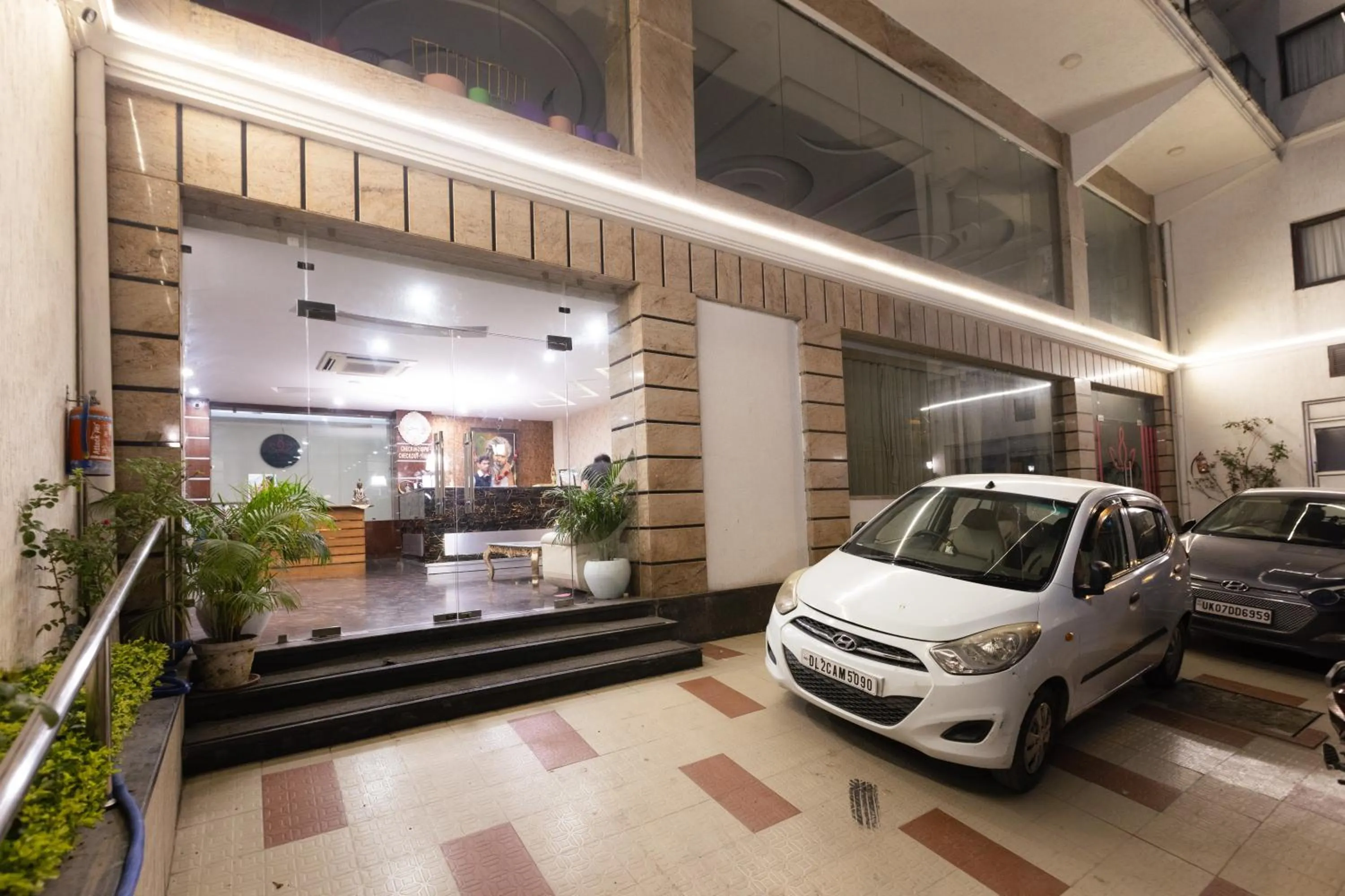 Facade/entrance in Indira Nikunj Rubystone Exotic