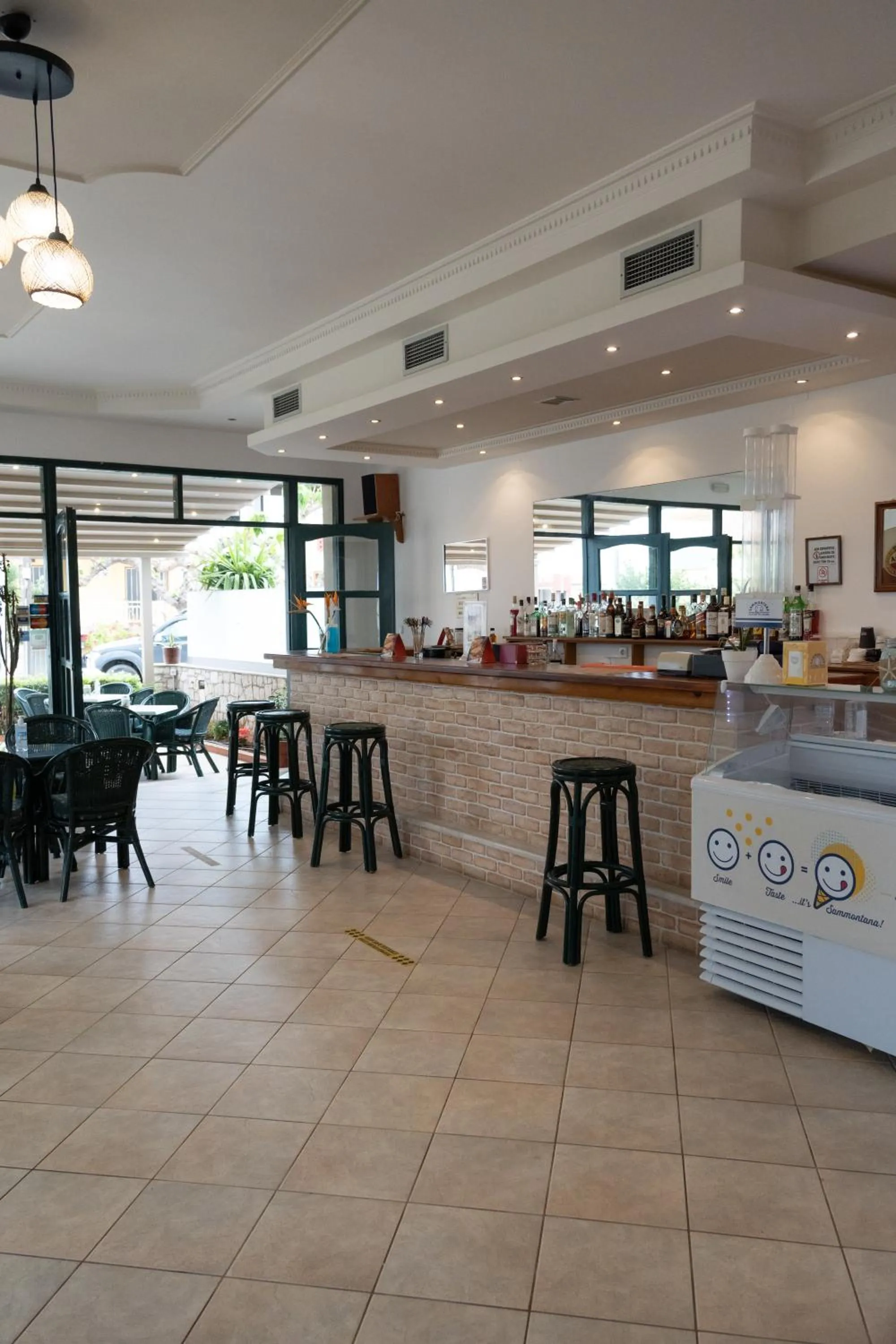 Lounge or bar in Aspri Petra Apartments