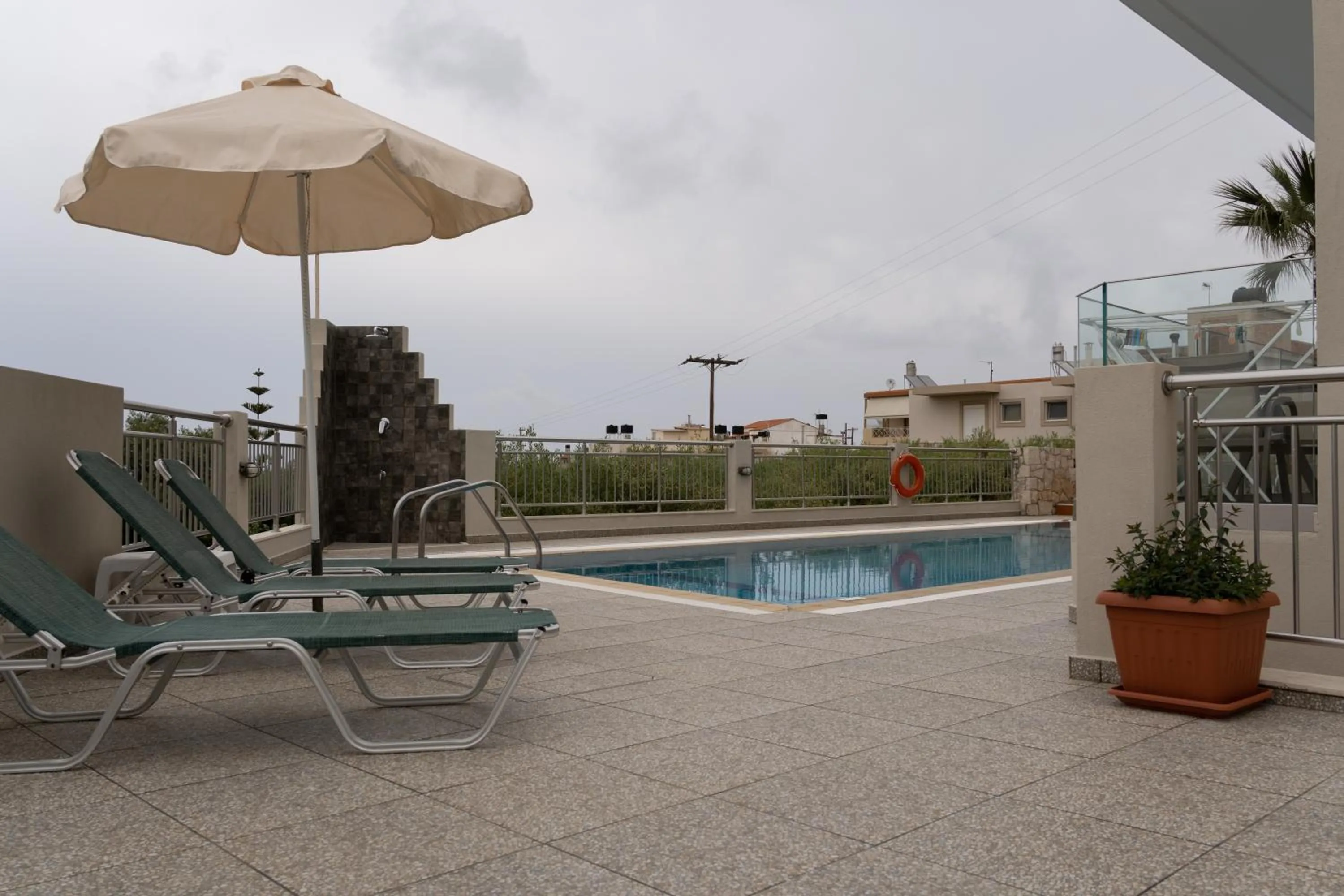Swimming pool in Aspri Petra Apartments