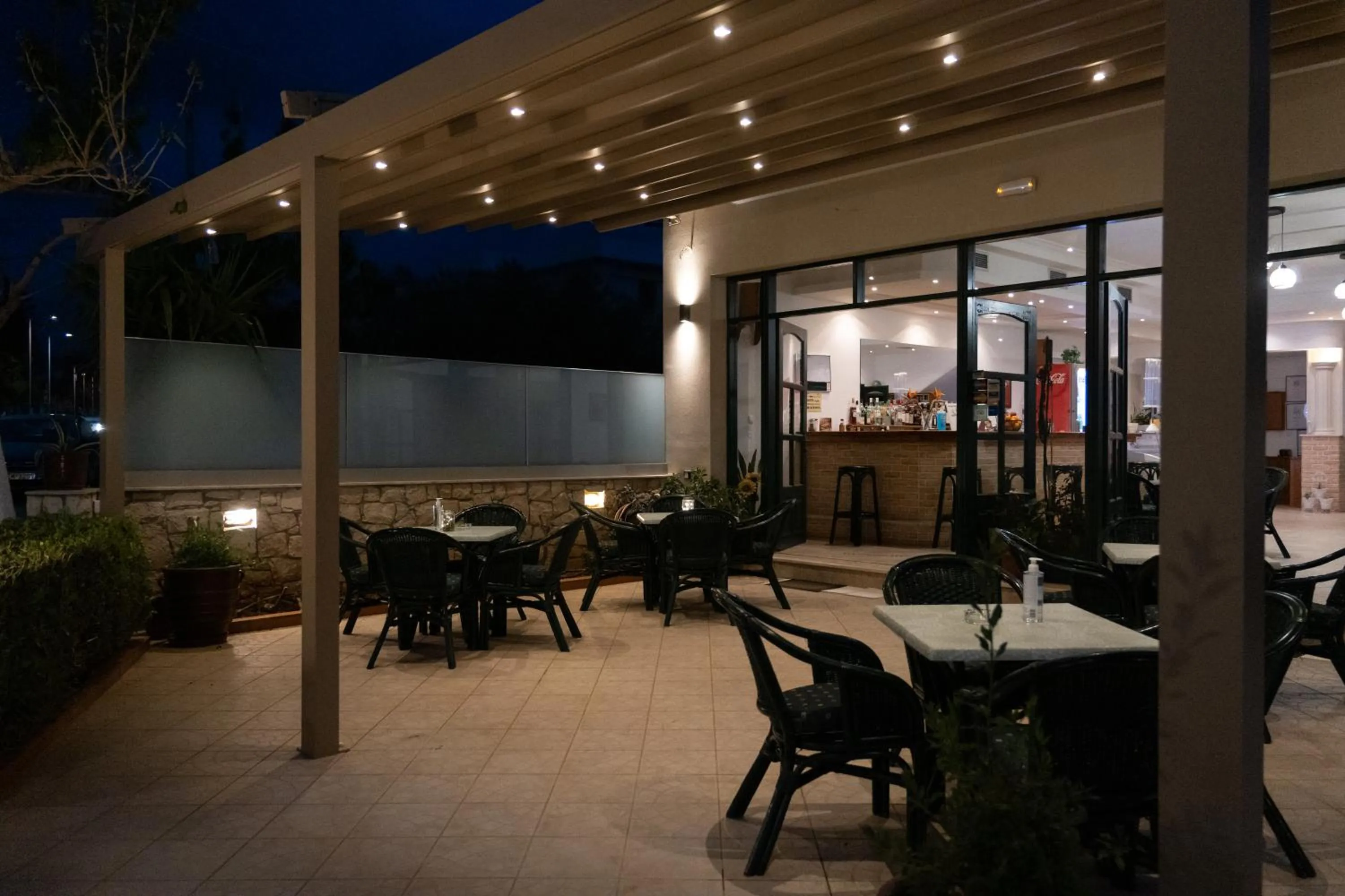 Lounge or bar in Aspri Petra Apartments