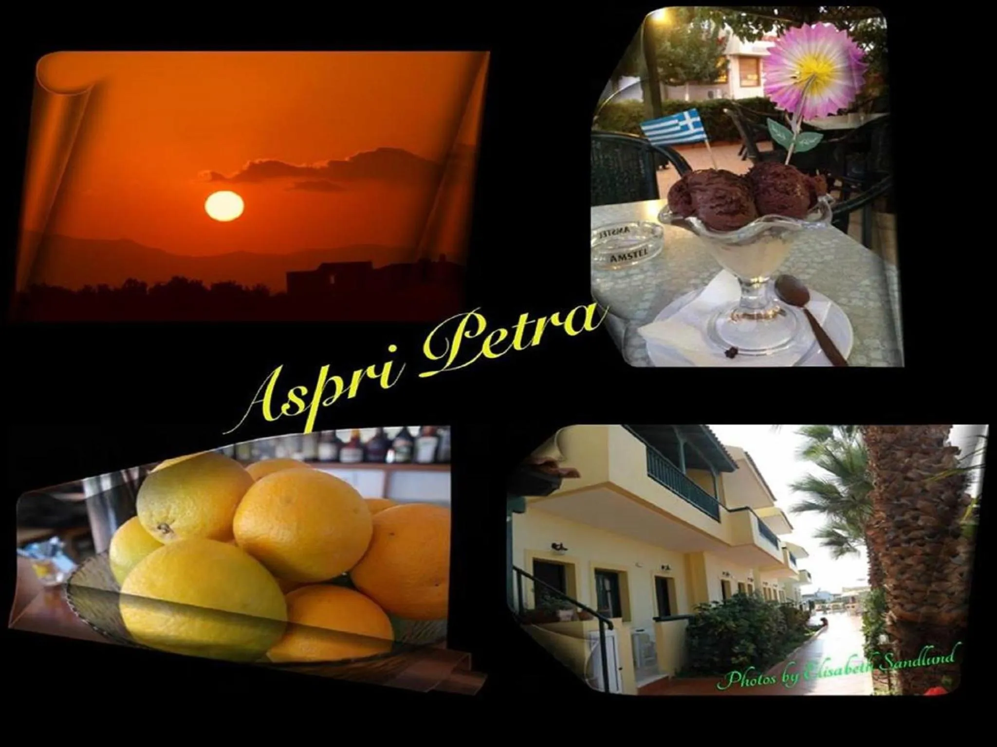 Patio in Aspri Petra Apartments