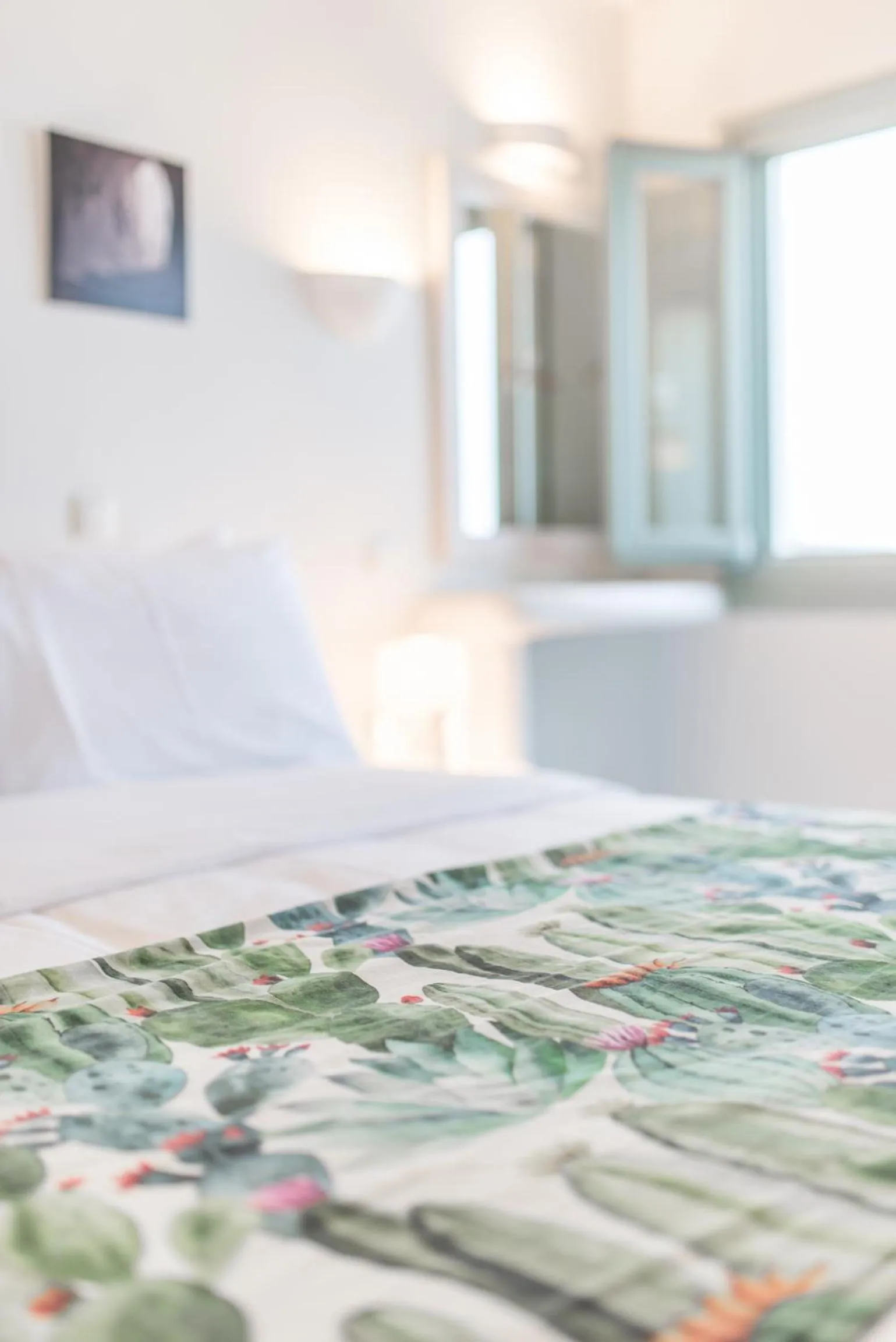 Bed in Agave Santorini Design Boutique Hotel