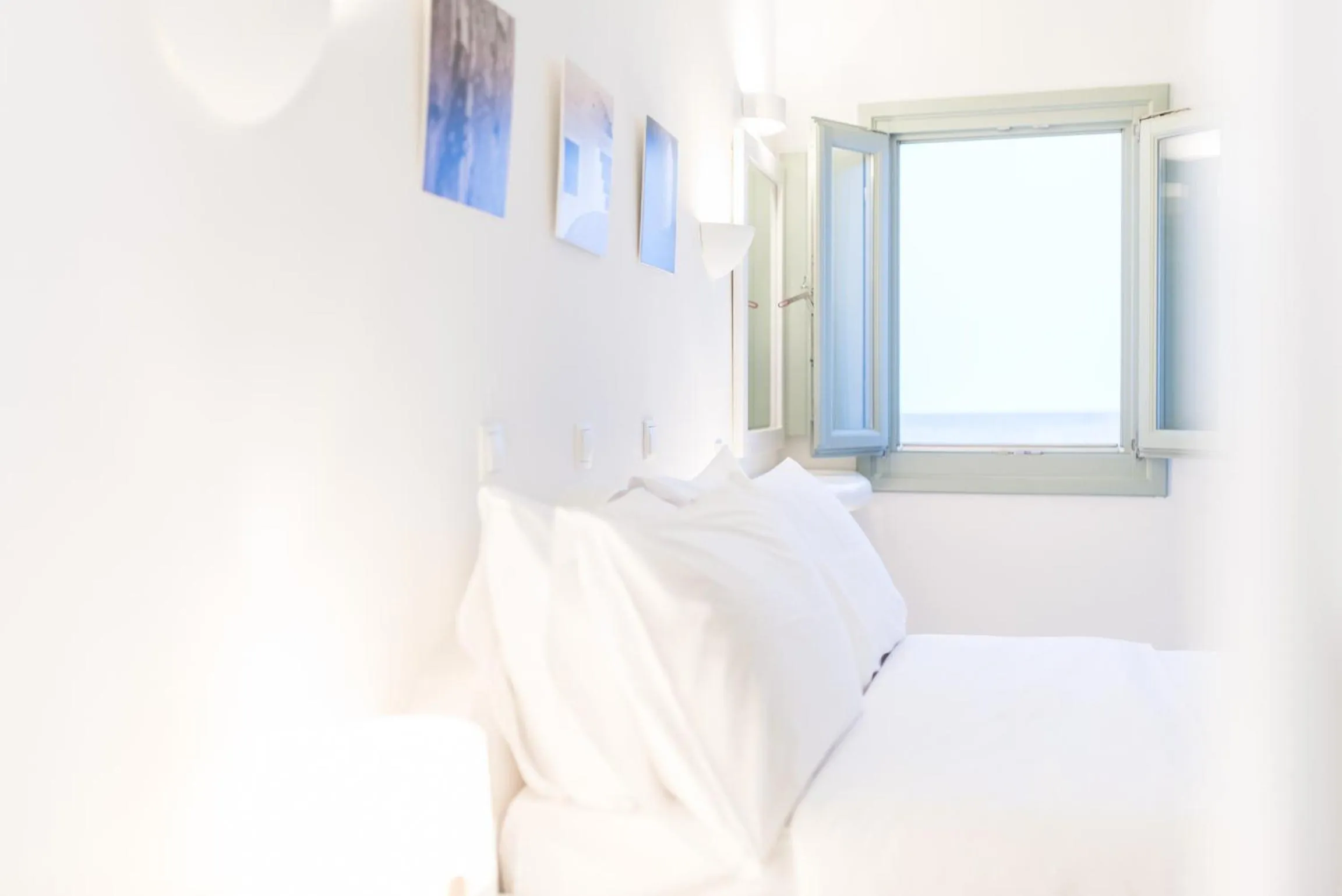 Bed in Agave Santorini Design Boutique Hotel