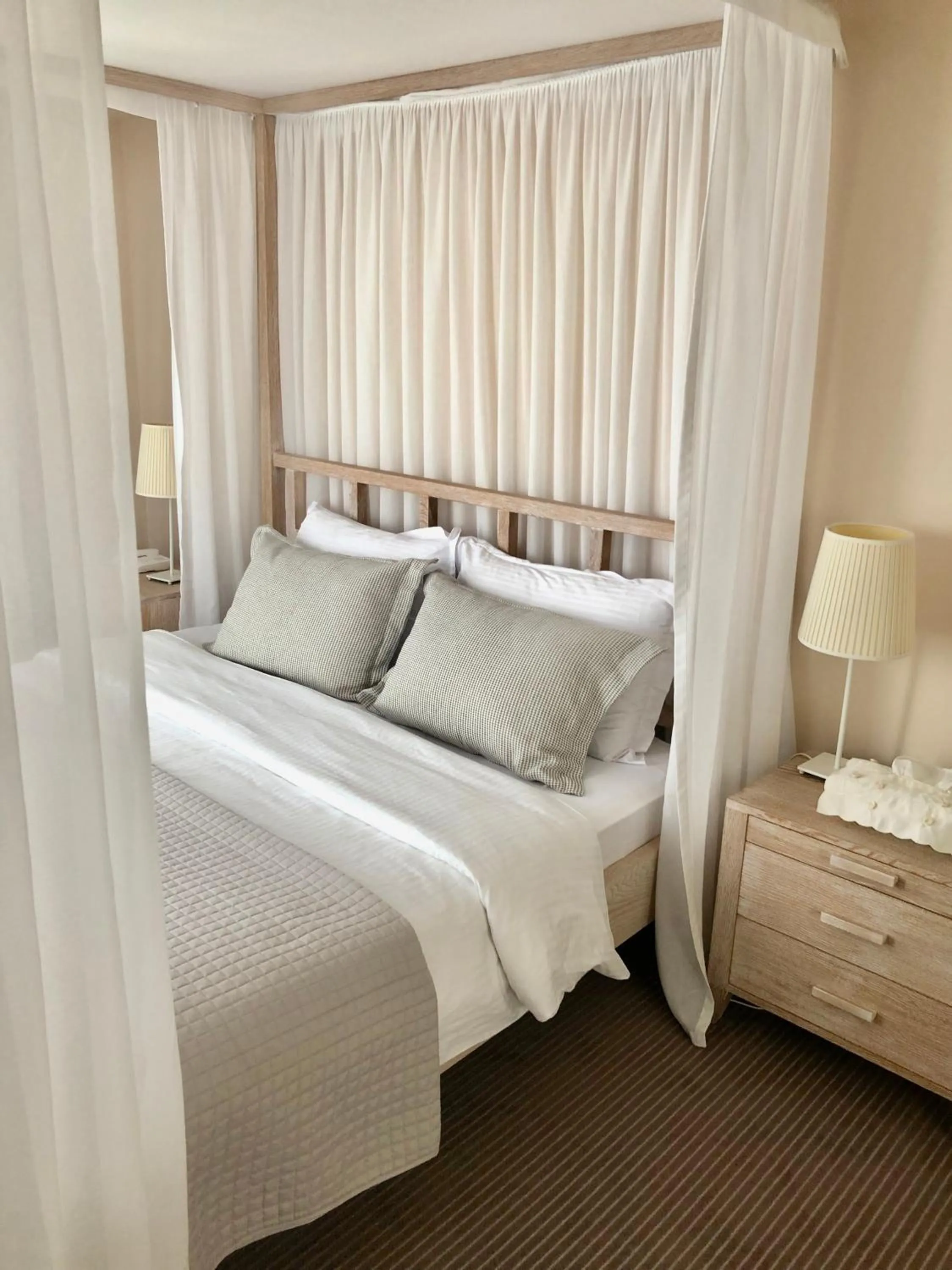 Bed in Droushia Heights Hotel