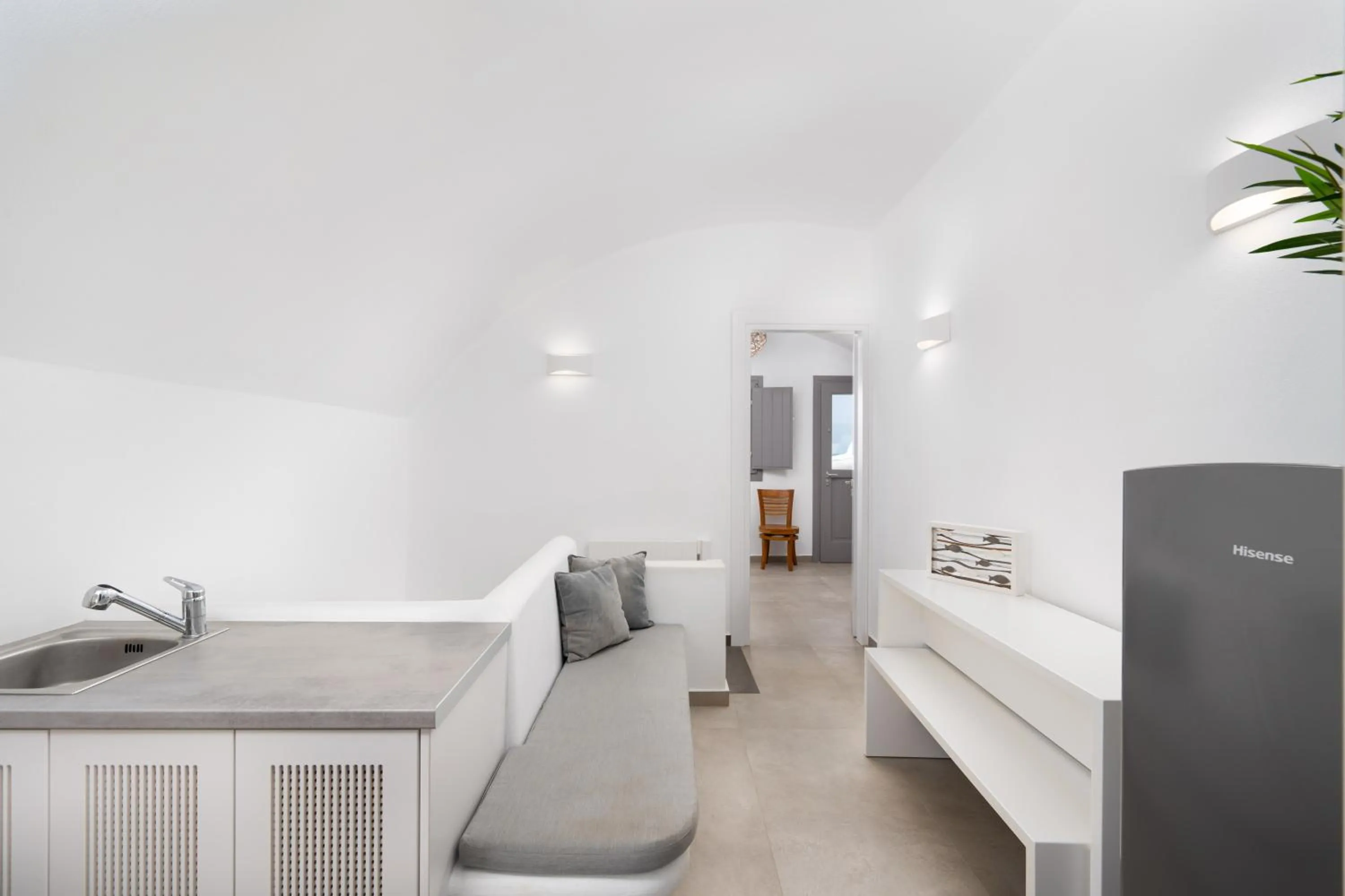 Seating area in Aegean Melody Suites & Villas