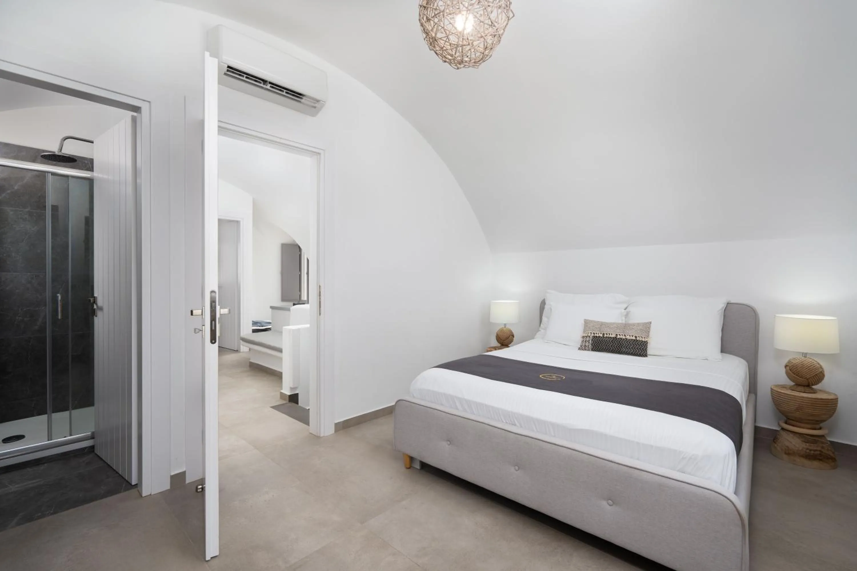 Bedroom, Bed in Aegean Melody Suites & Villas