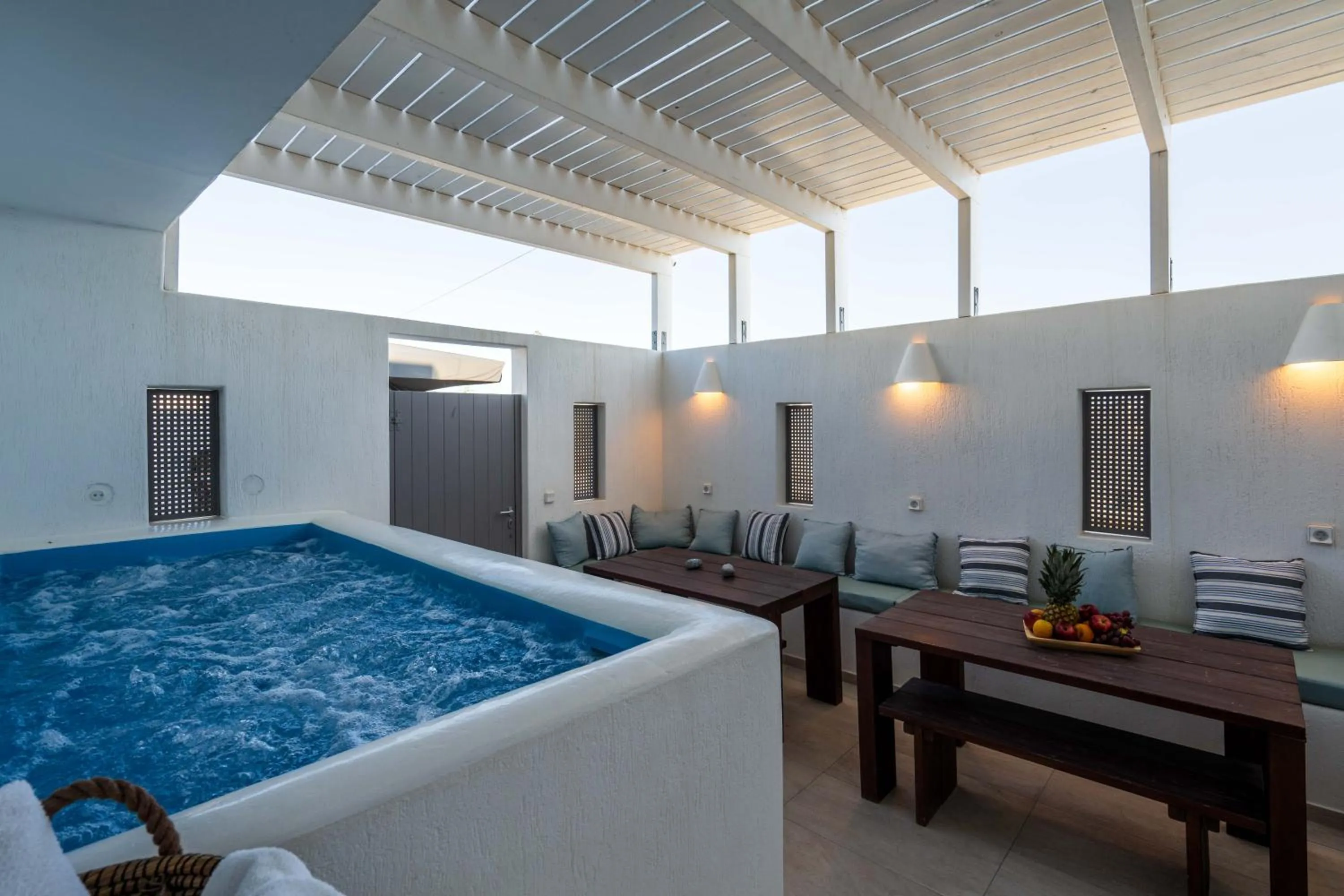 Hot Tub in Aegean Melody Suites & Villas