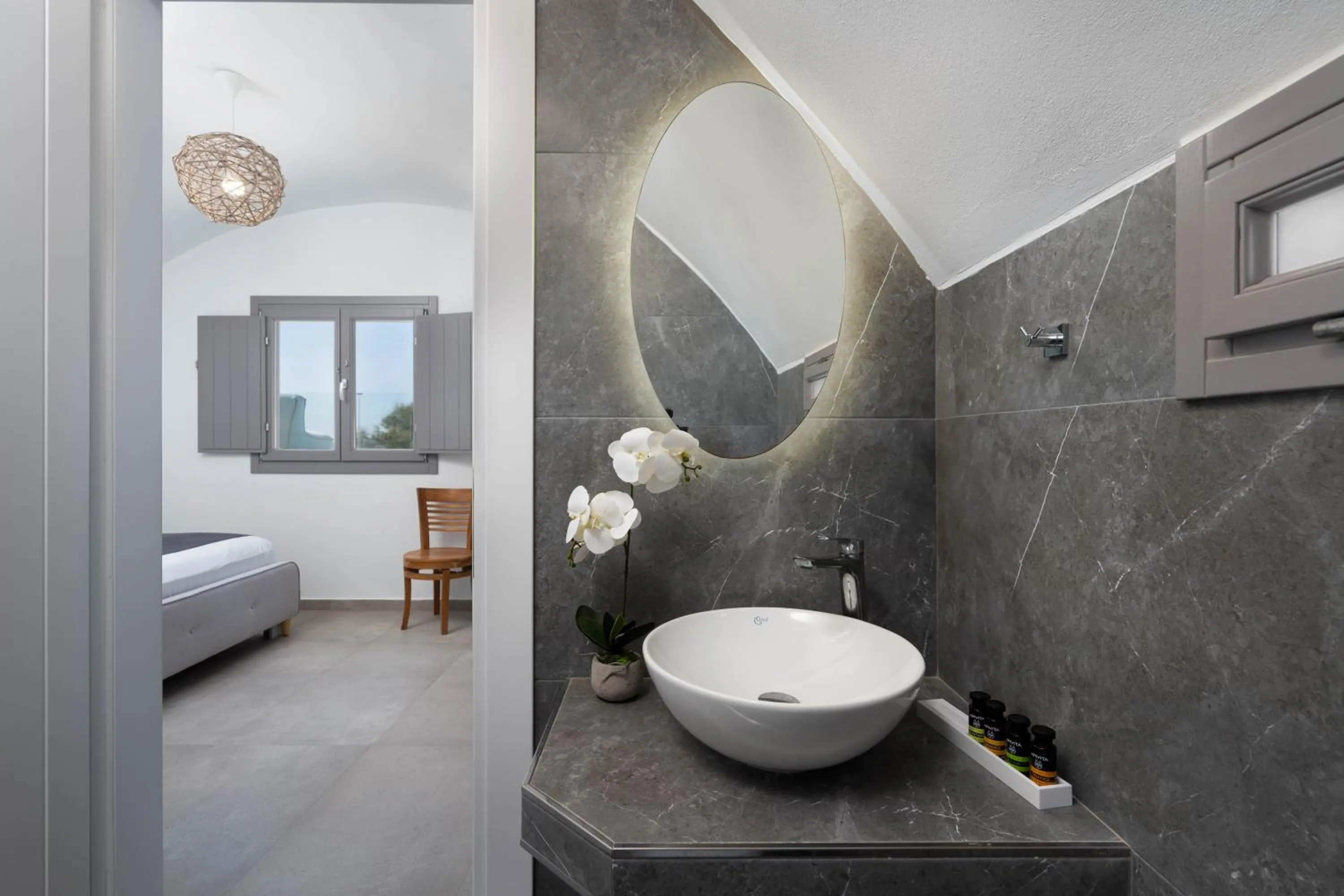 Shower in Aegean Melody Suites & Villas