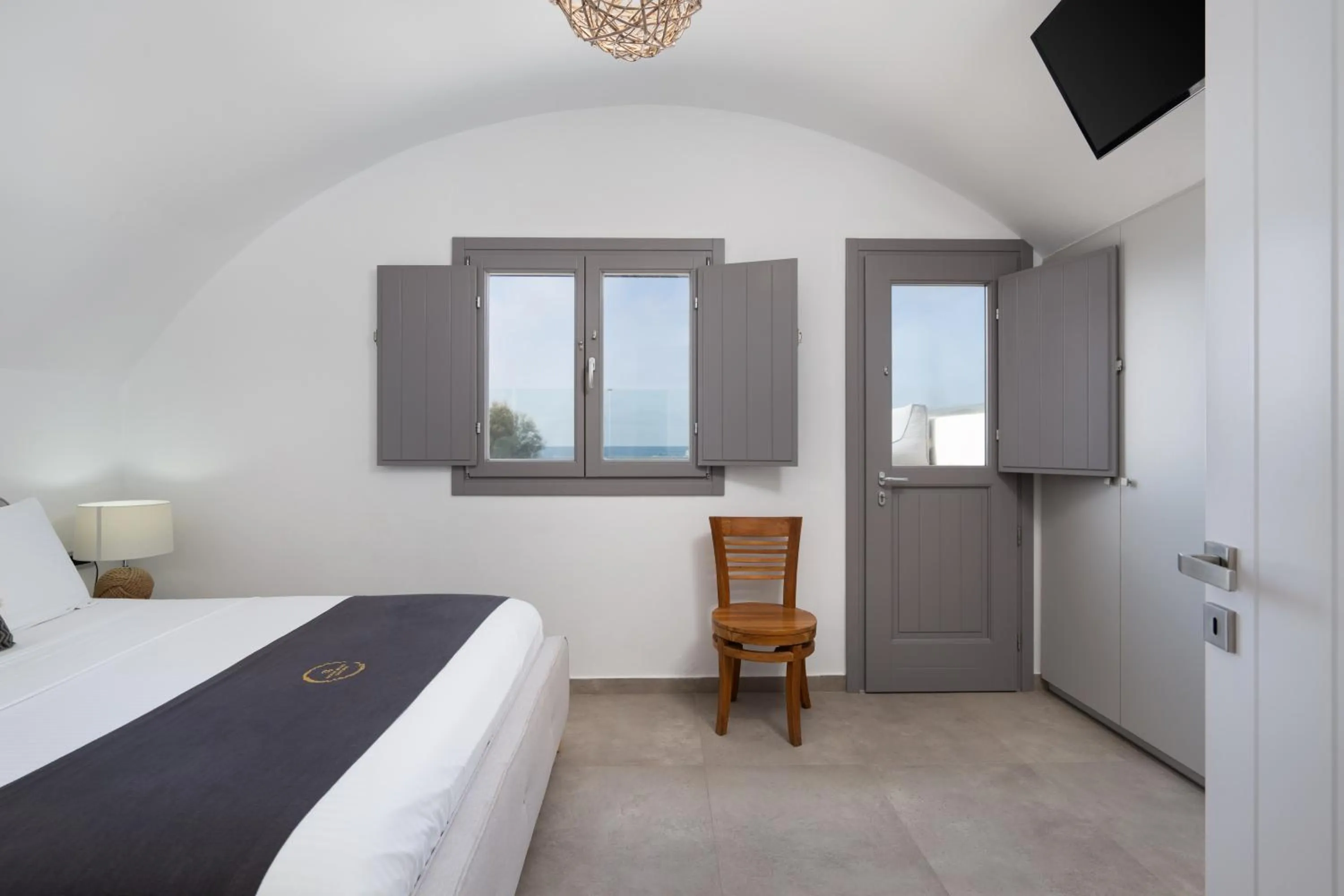 Bedroom, Bed in Aegean Melody Suites & Villas