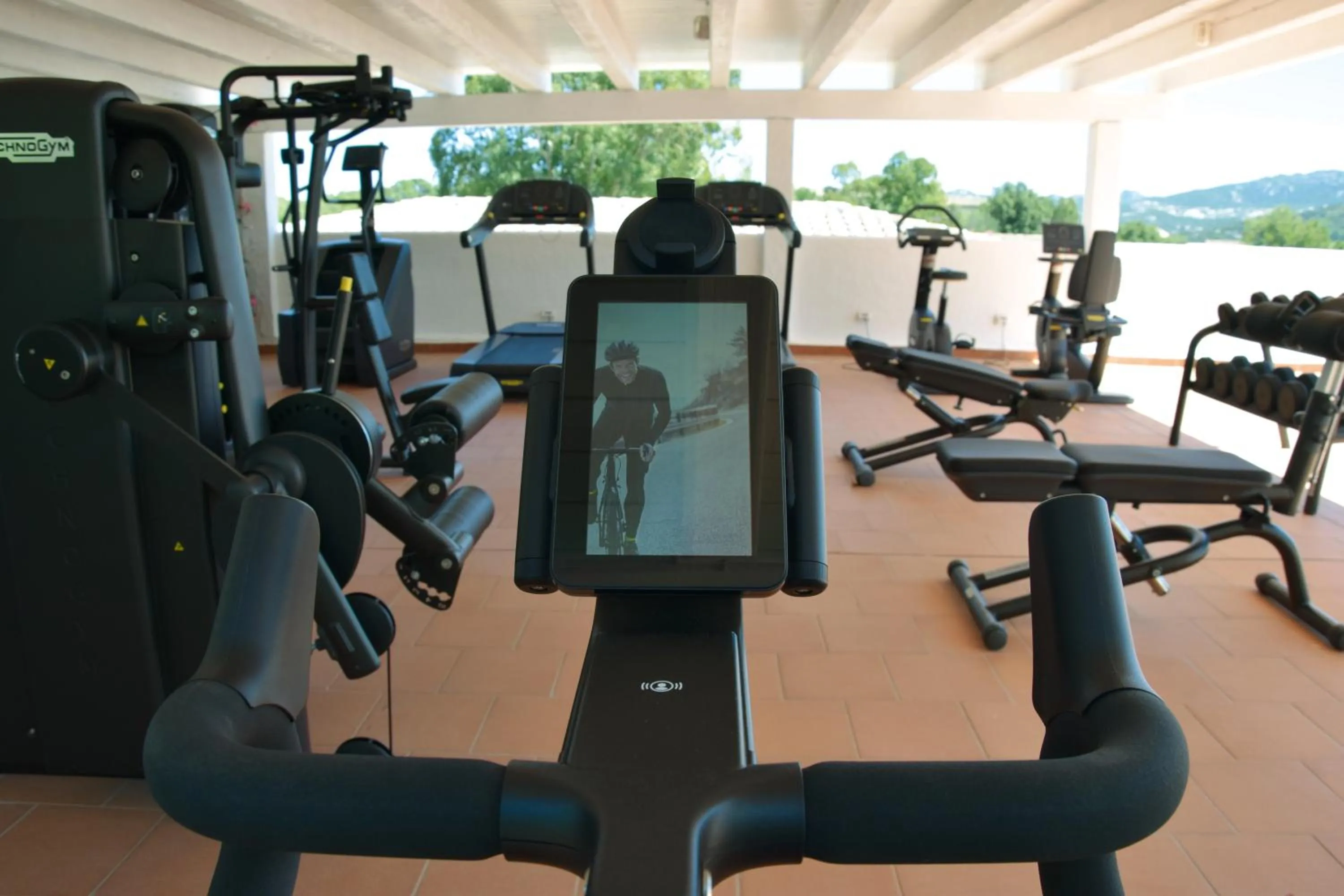 Fitness centre/facilities in Grand Hotel Cannigione