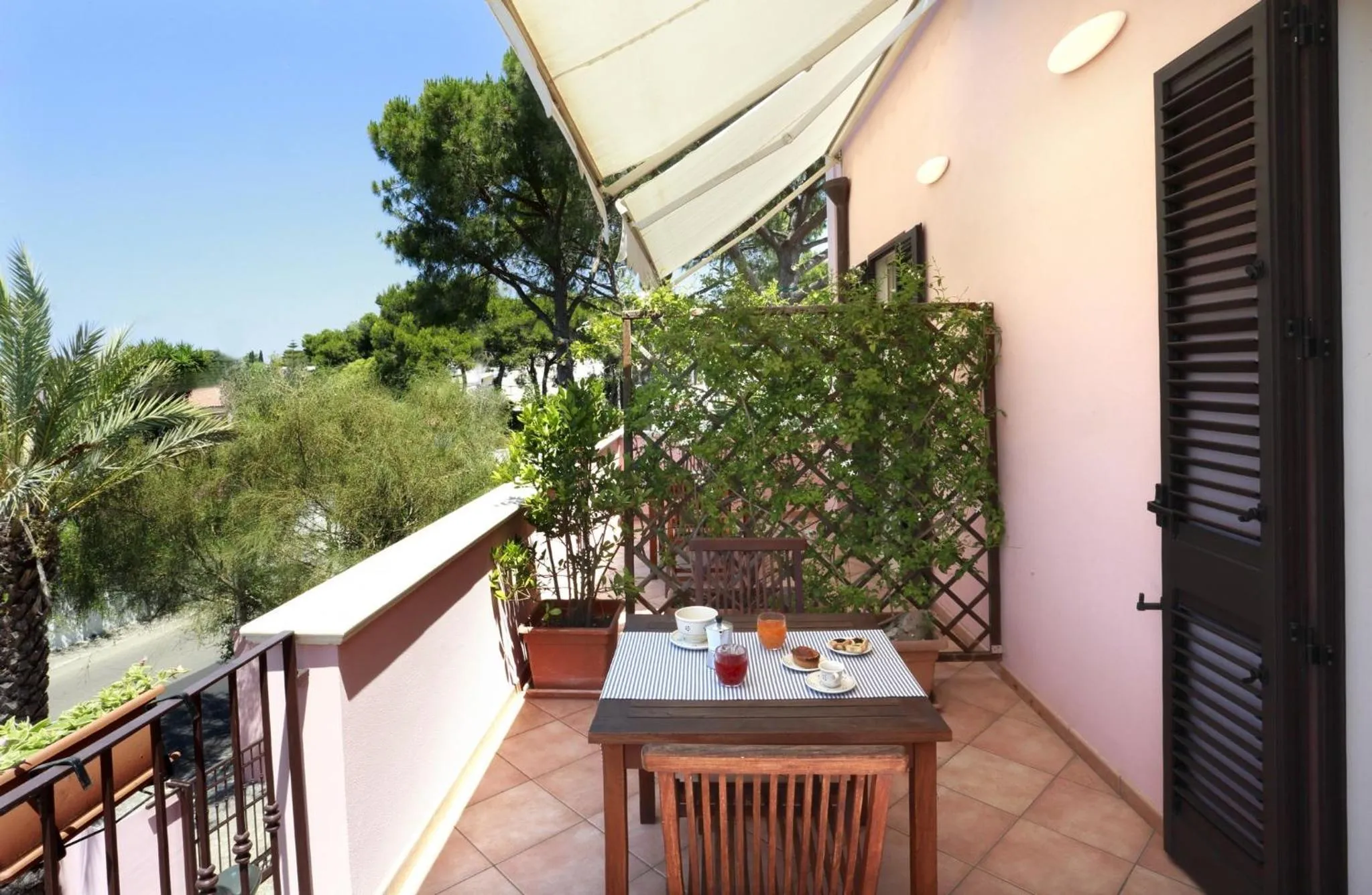 Balcony/Terrace in B&B Happy Days Golfo di Gallipoli