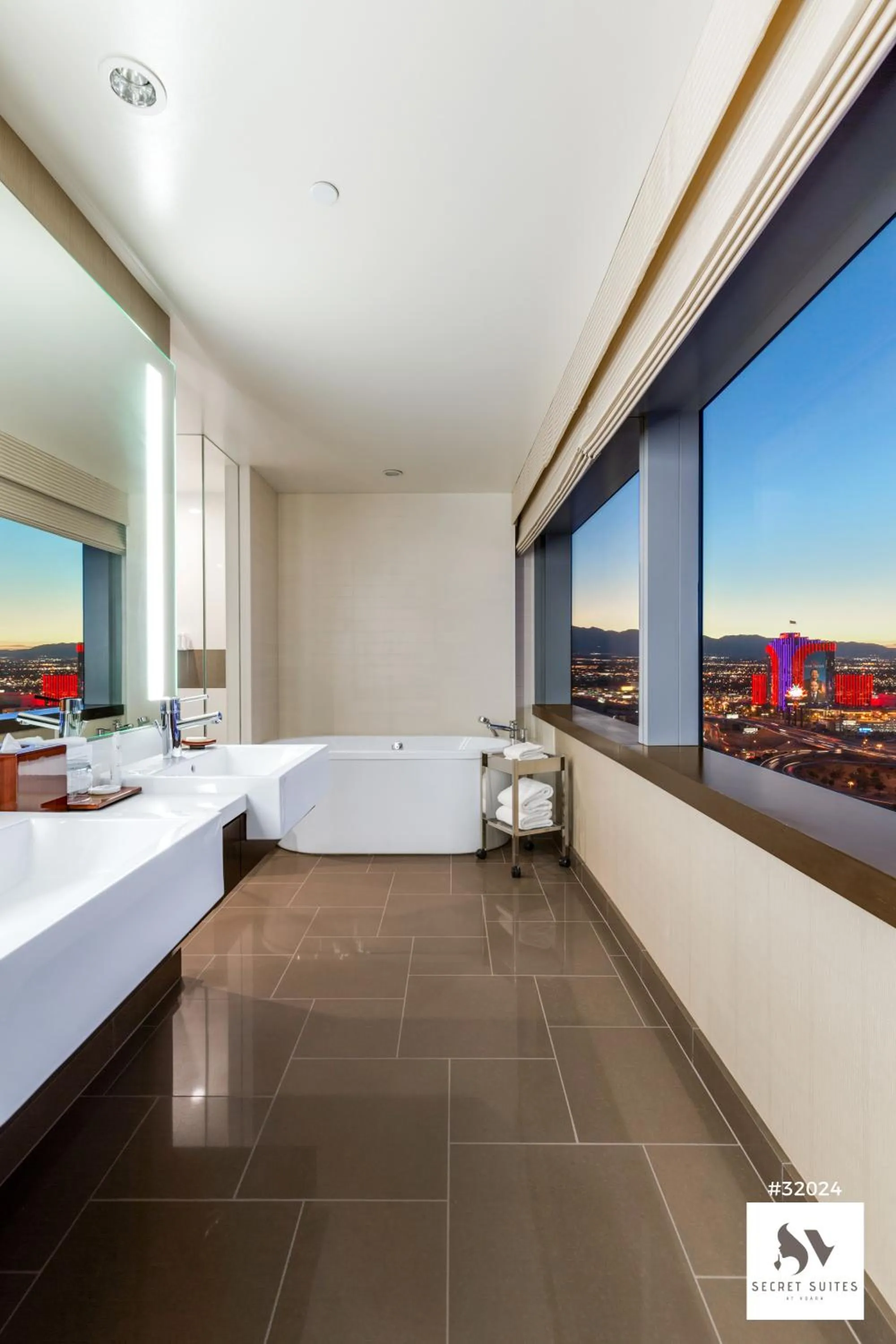 Bed in Secret Suites At Vdara