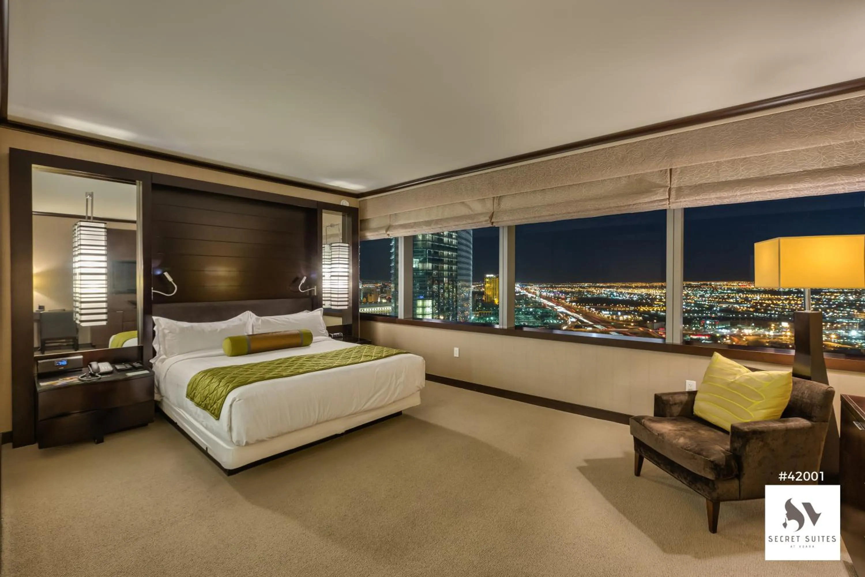 Bed in Secret Suites At Vdara
