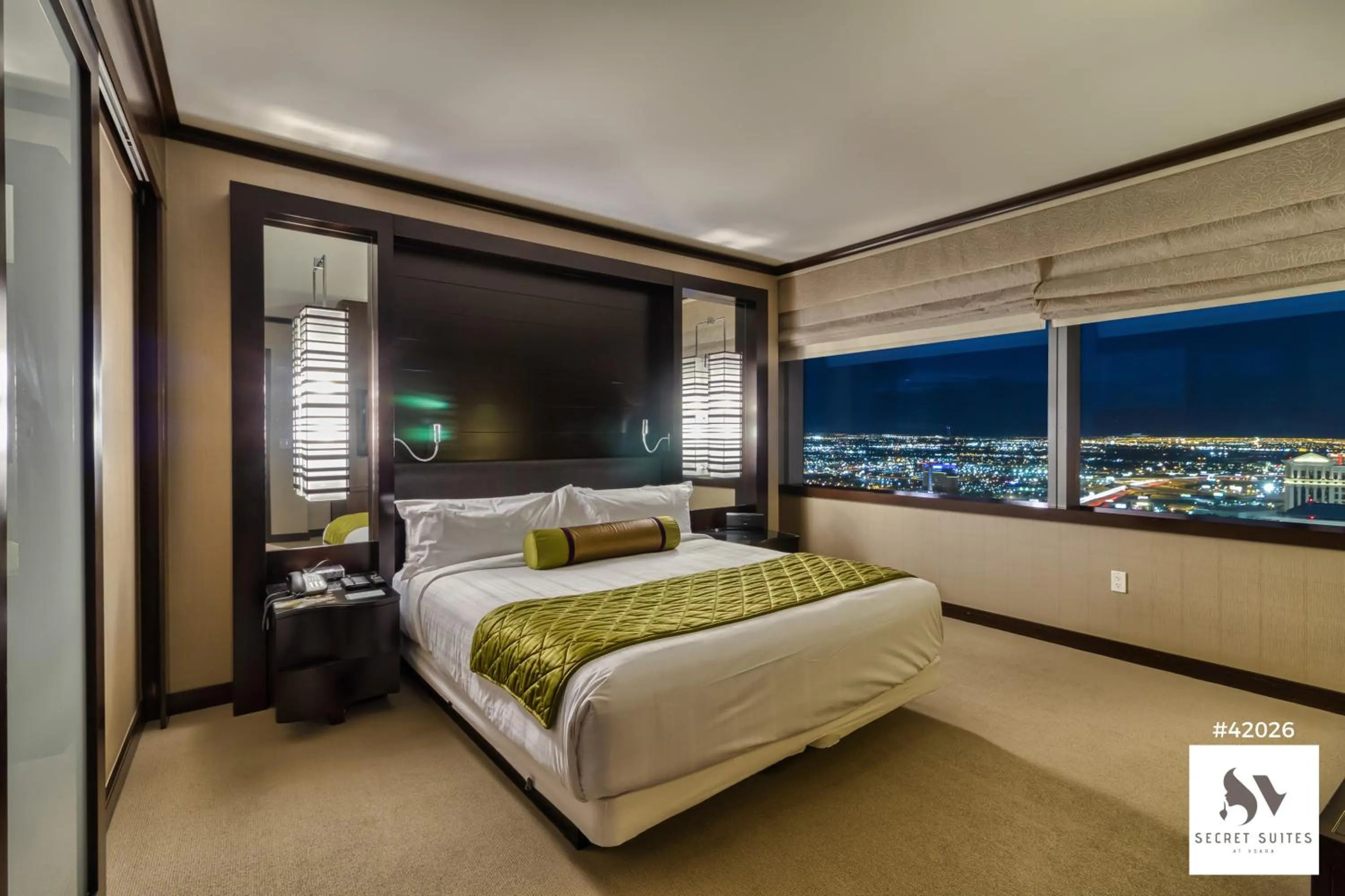 Bed in Secret Suites At Vdara