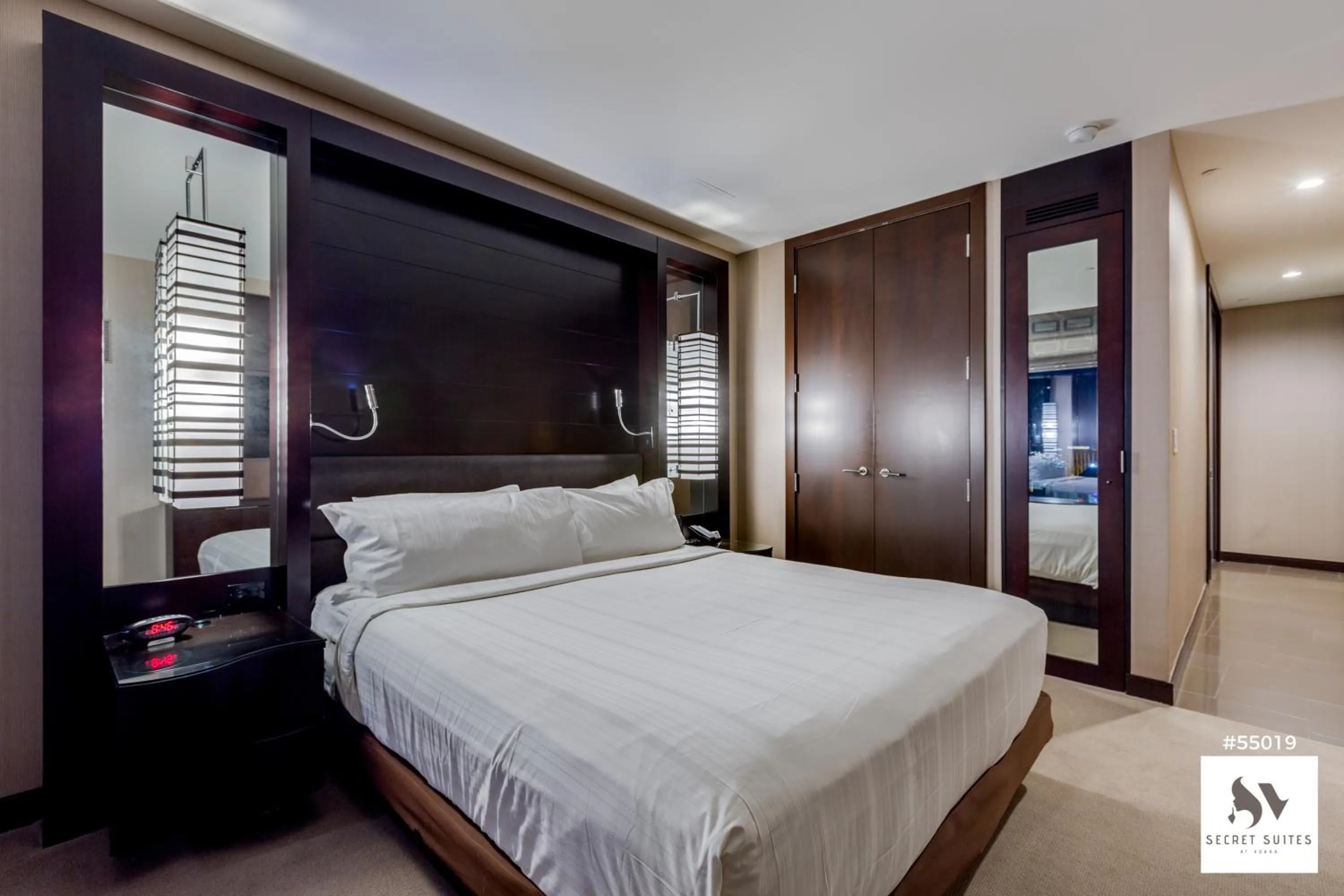 Bed in Secret Suites At Vdara