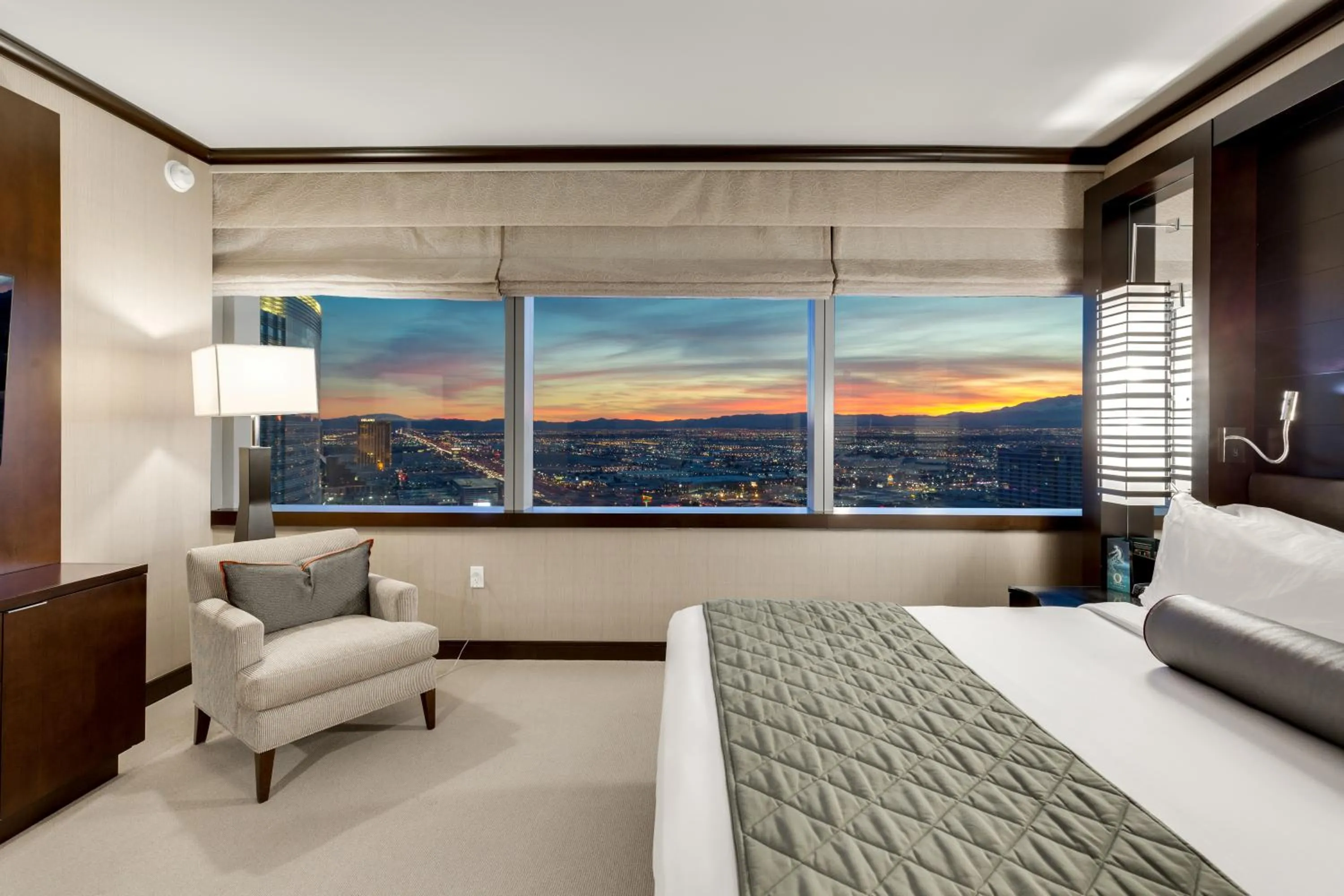 Bed in Secret Suites At Vdara