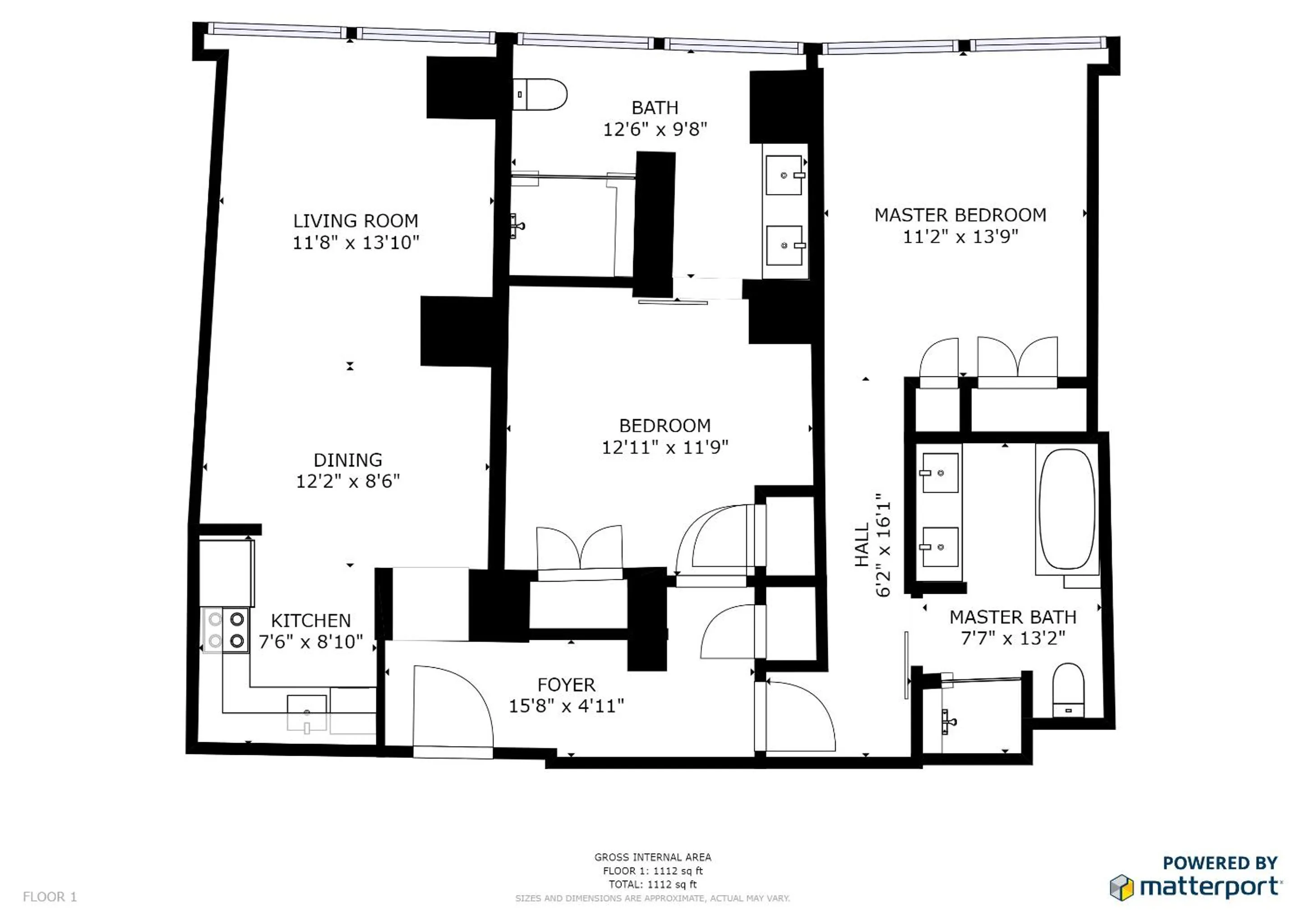 Floor plan in Secret Suites At Vdara