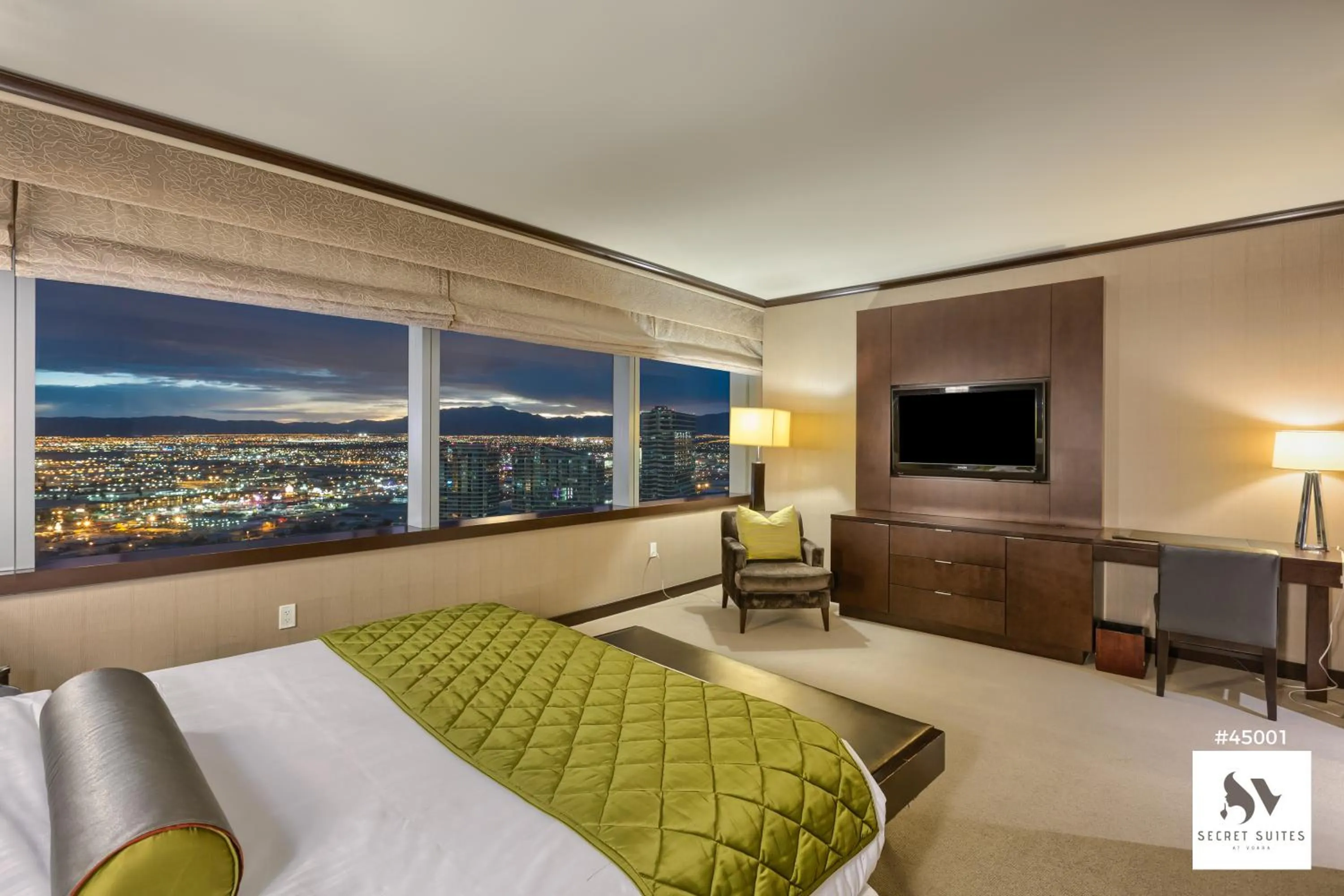 Bed in Secret Suites At Vdara