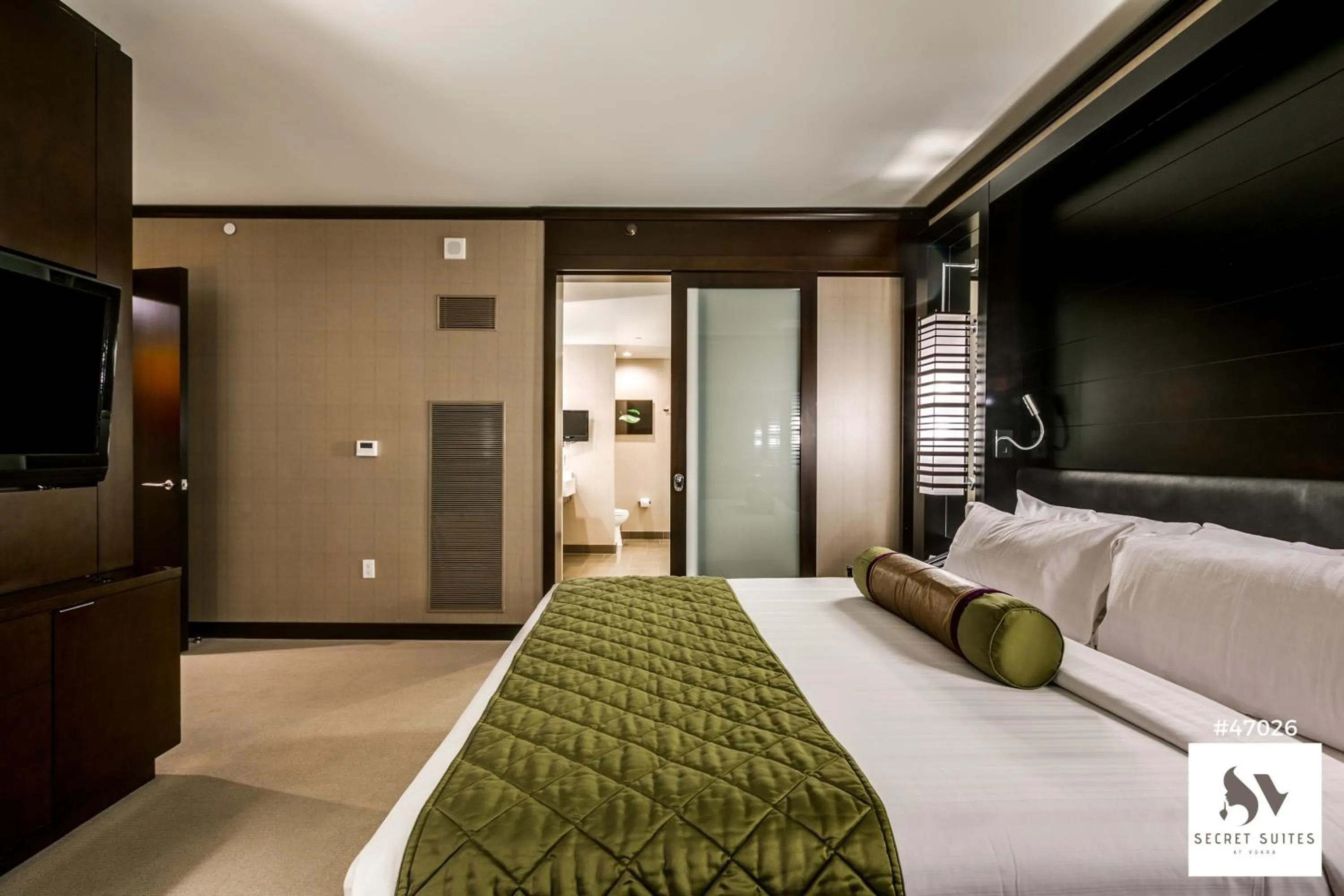 Bed in Secret Suites At Vdara