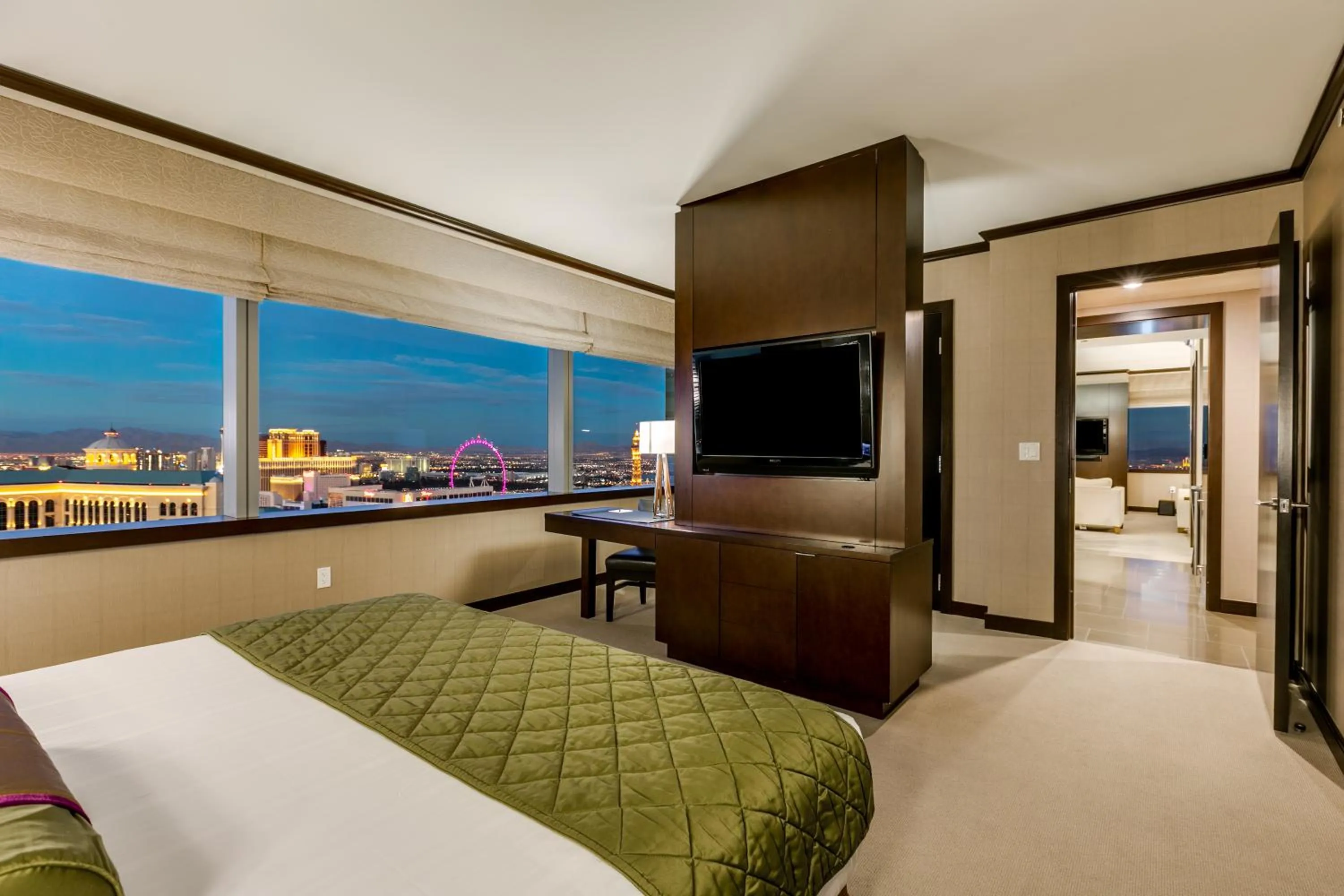 Bed in Secret Suites At Vdara