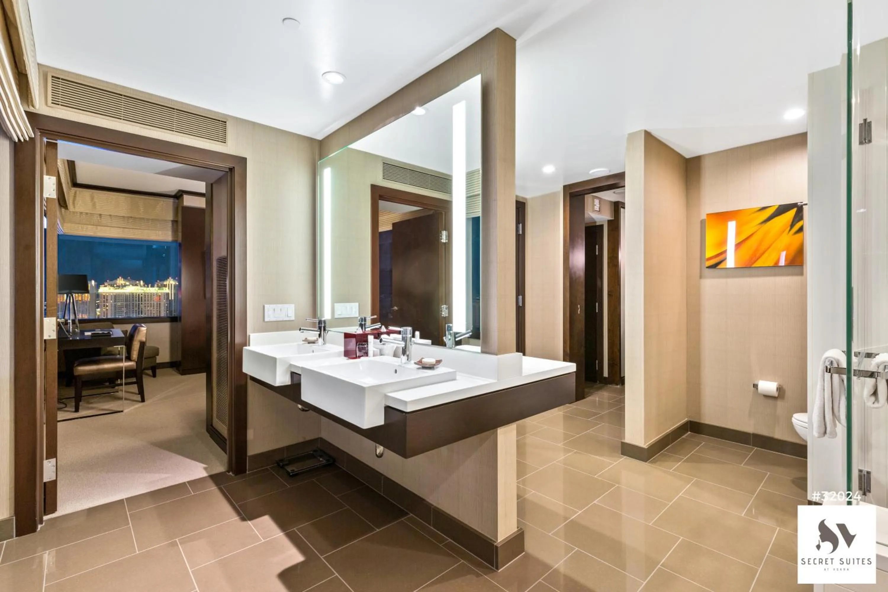 Bathroom in Secret Suites At Vdara