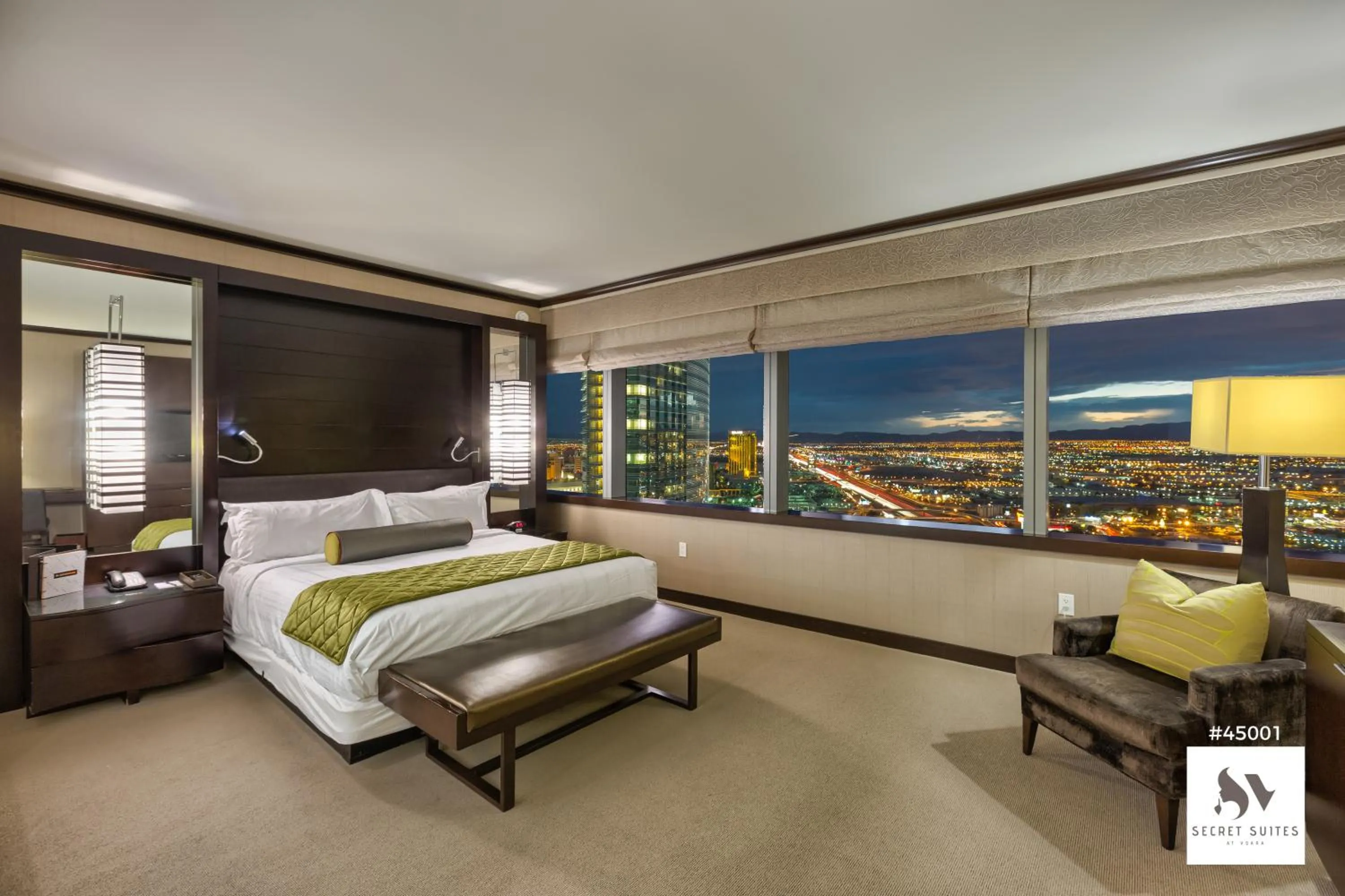 Bed in Secret Suites At Vdara
