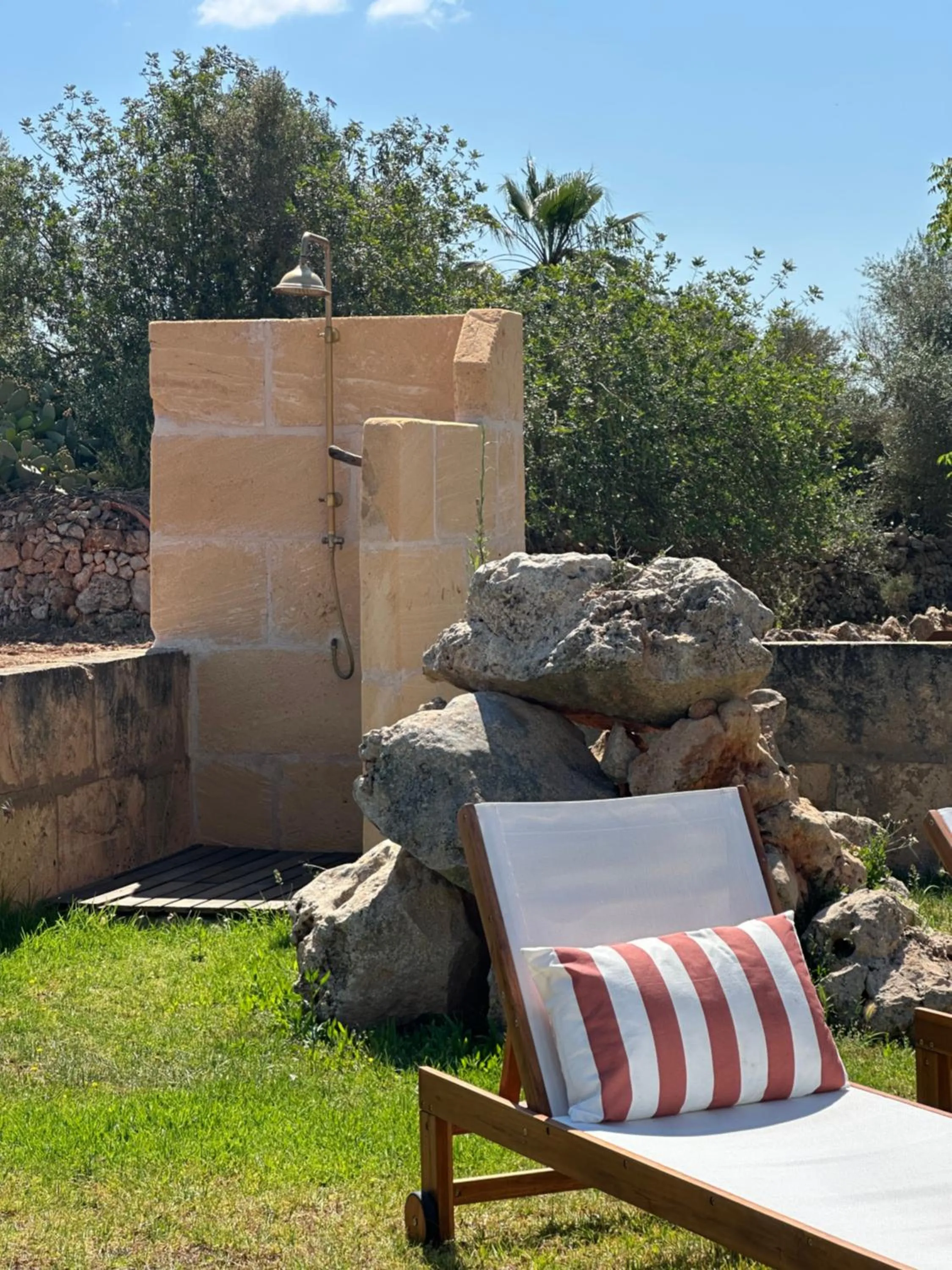 Shower in Agroturismo Finca Son Pieras