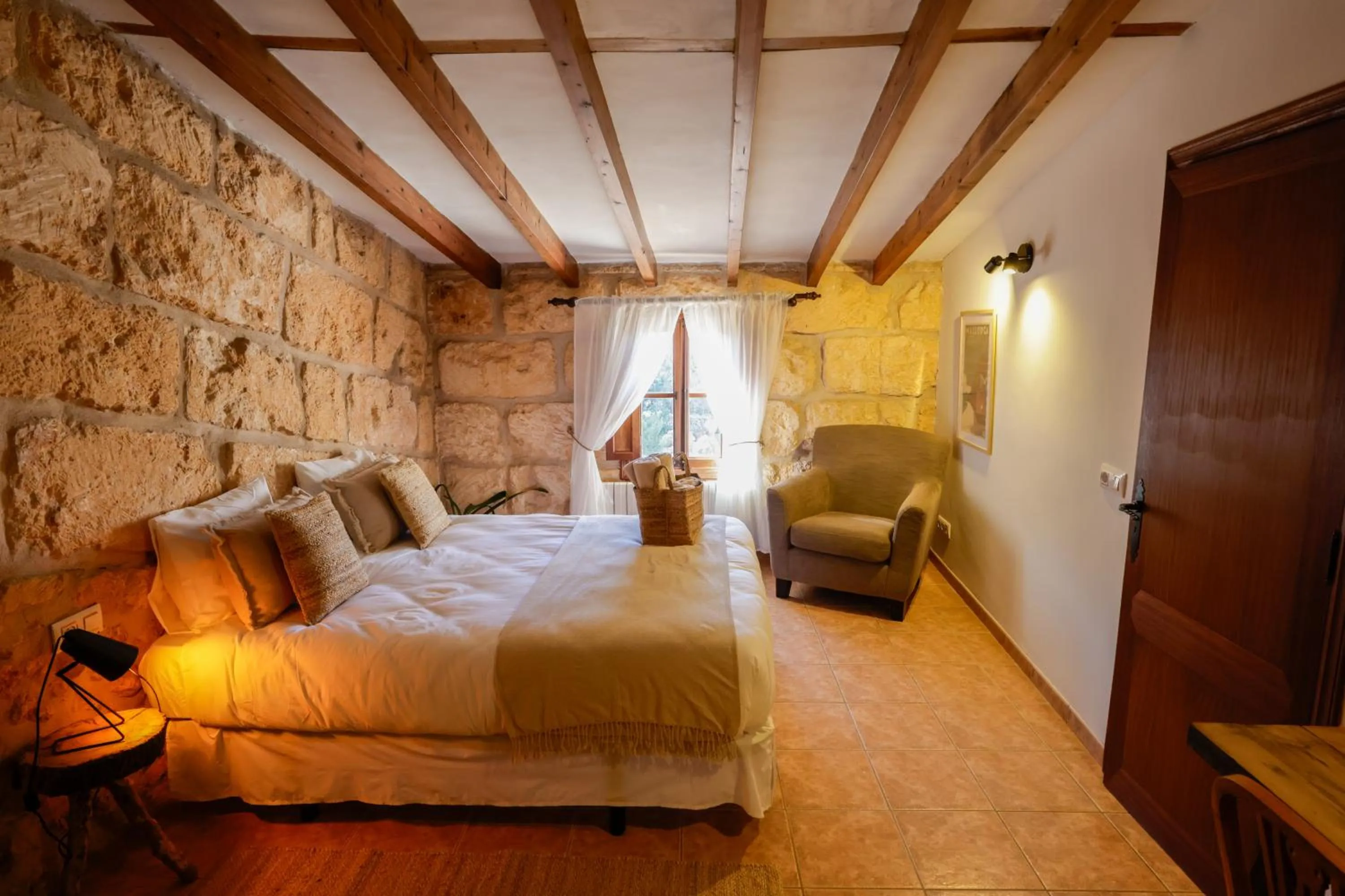 Bed in Agroturismo Finca Son Pieras