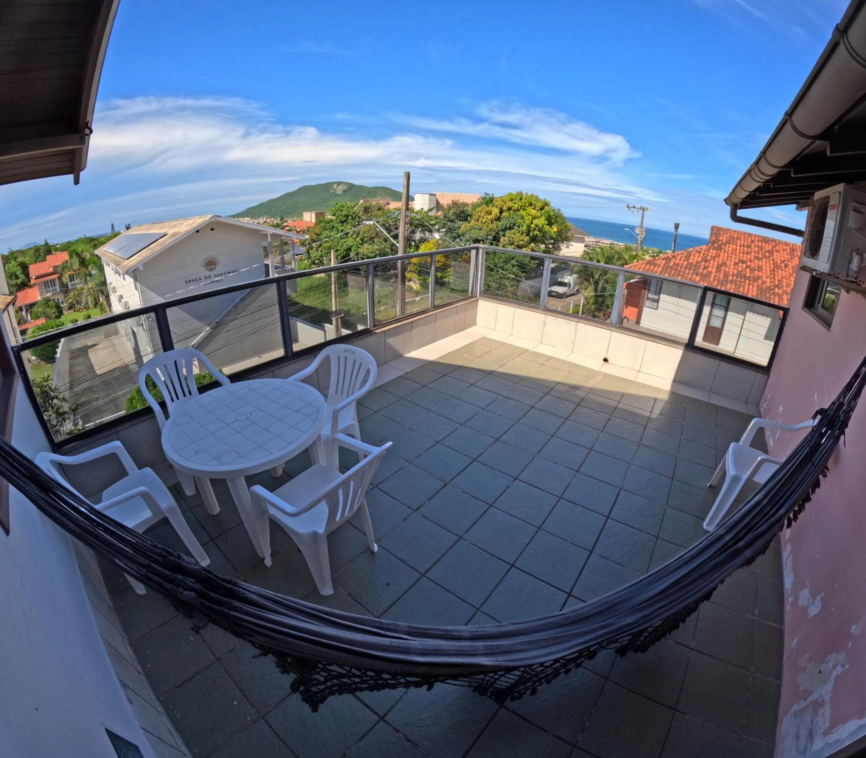 View (from property/room) in Santinho Hostel