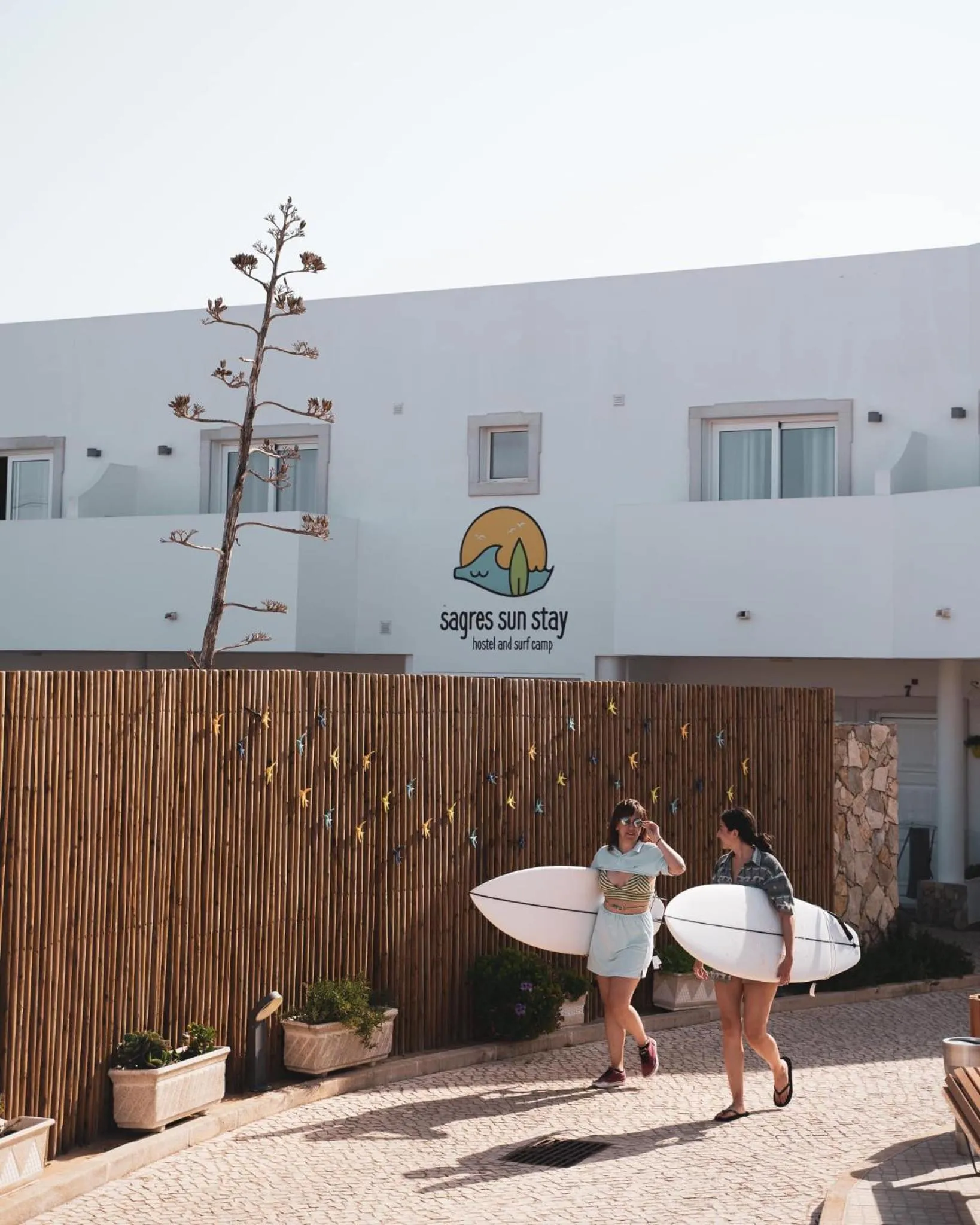 Property building in Sagres Sun Stay - Surf Camp & Hostel