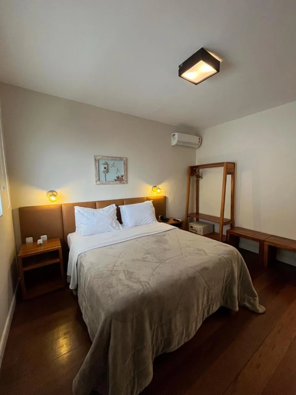 Bed in Pousada Mãe D'Água