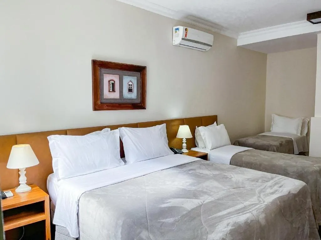 Bed in Pousada Mãe D'Água