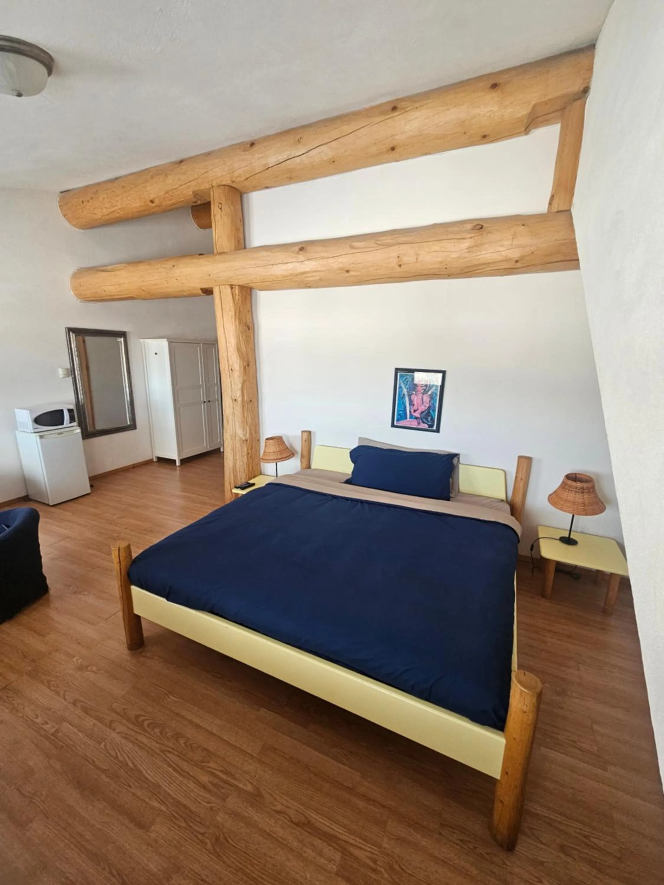 Bed in Williston Lake Resort