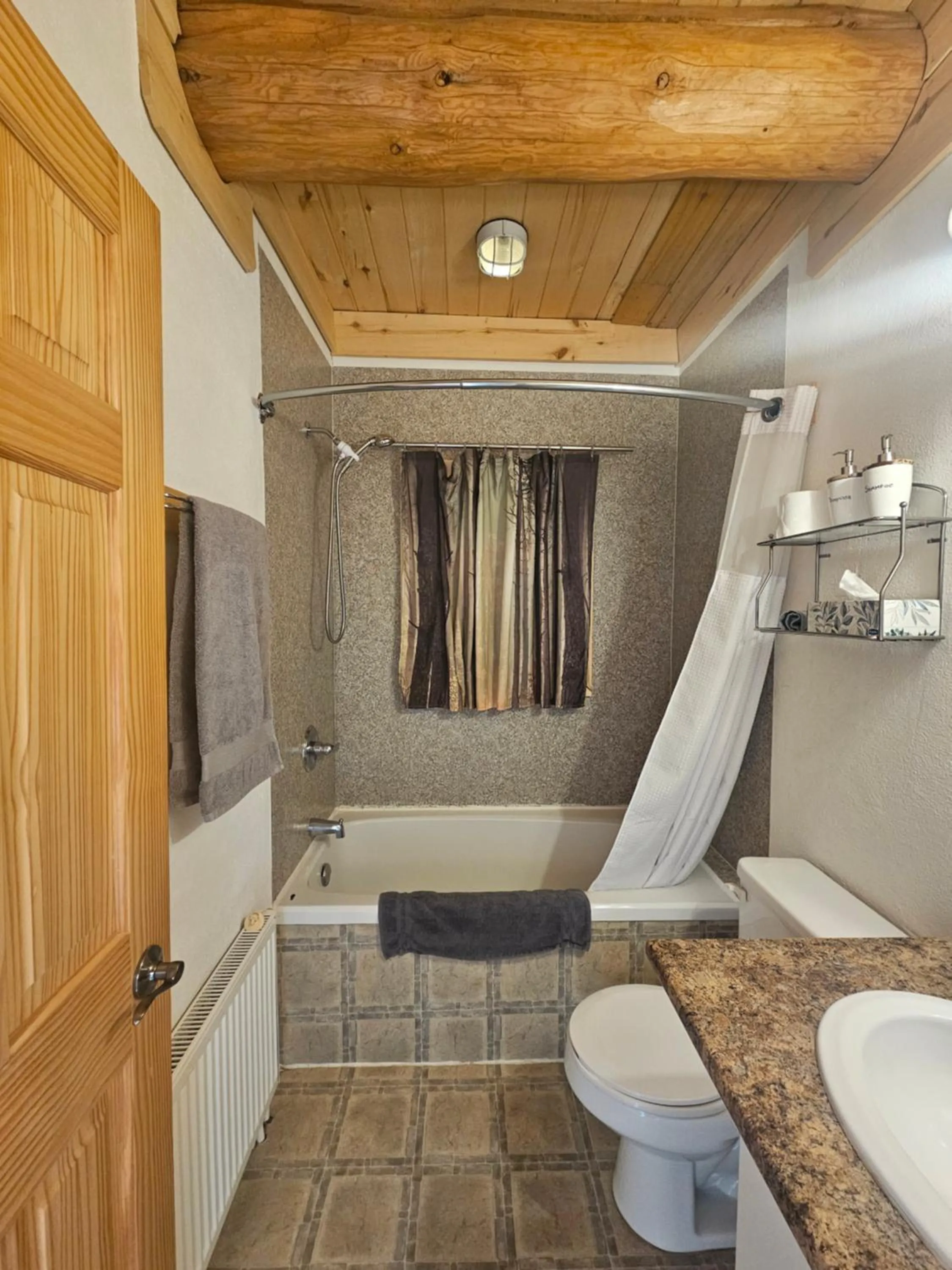 Shower in Williston Lake Resort