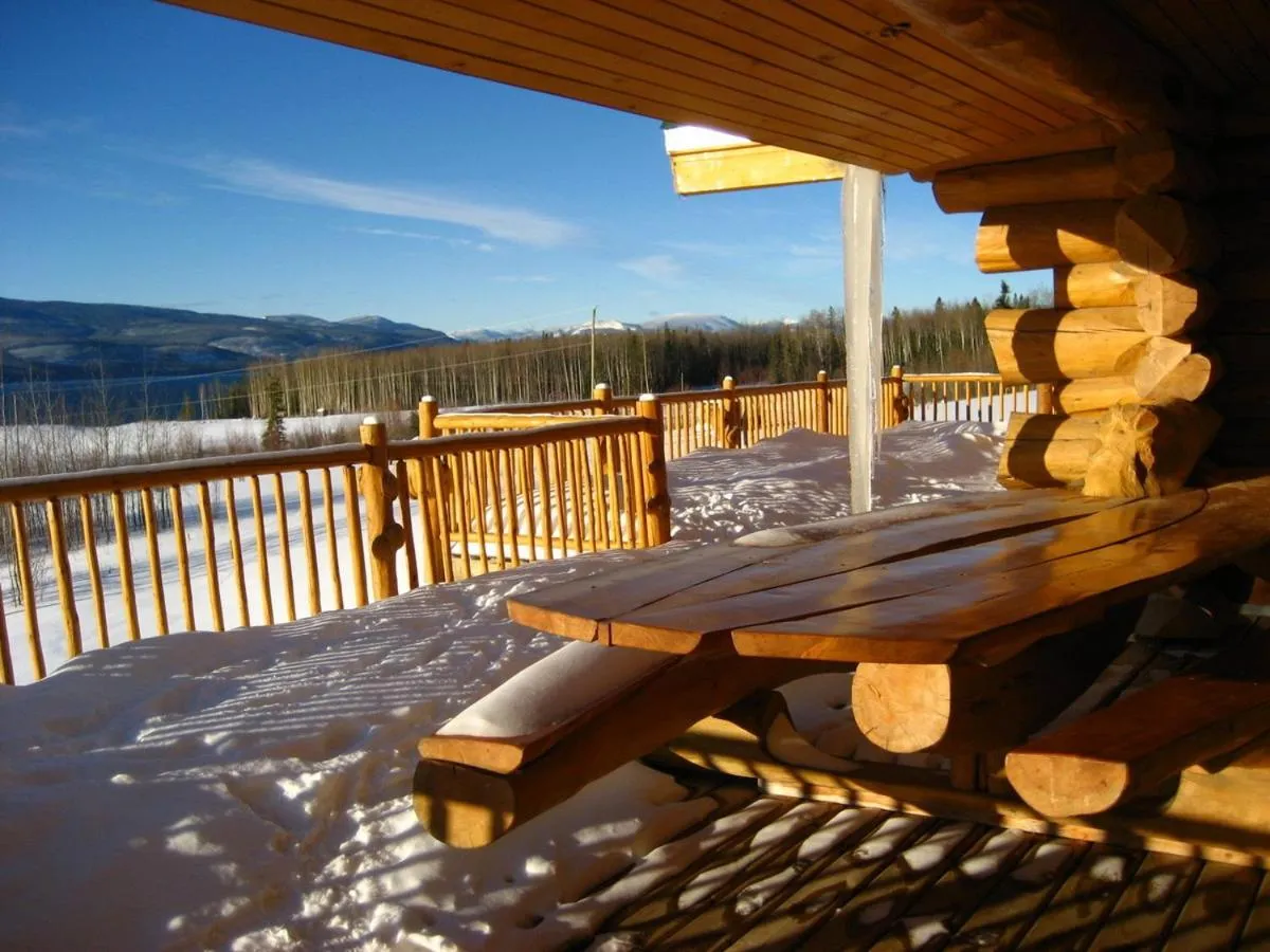 Patio in Williston Lake Resort