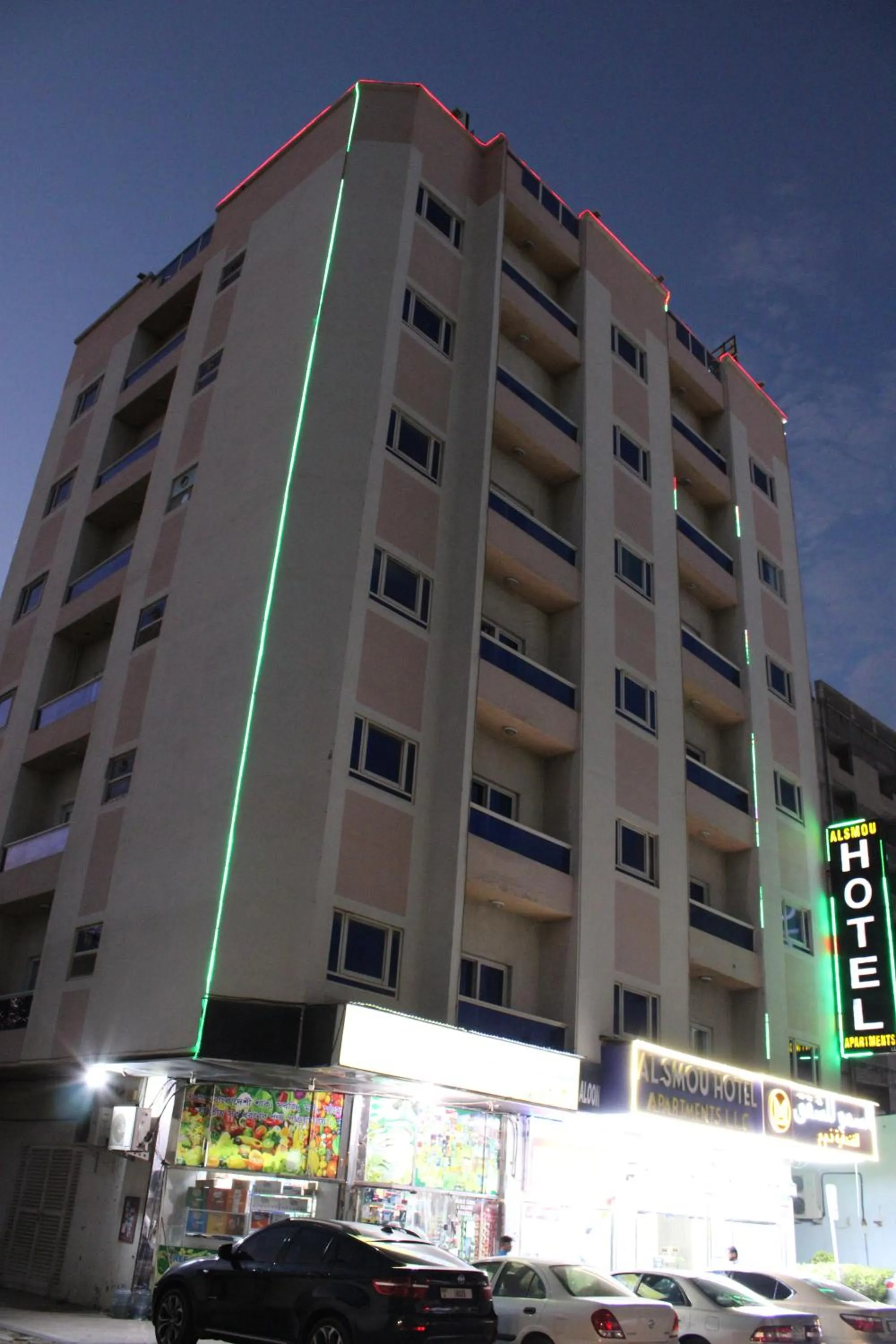 Property building in Al Smou Hotel Apartments - MAHA HOSPITALITY GROUP