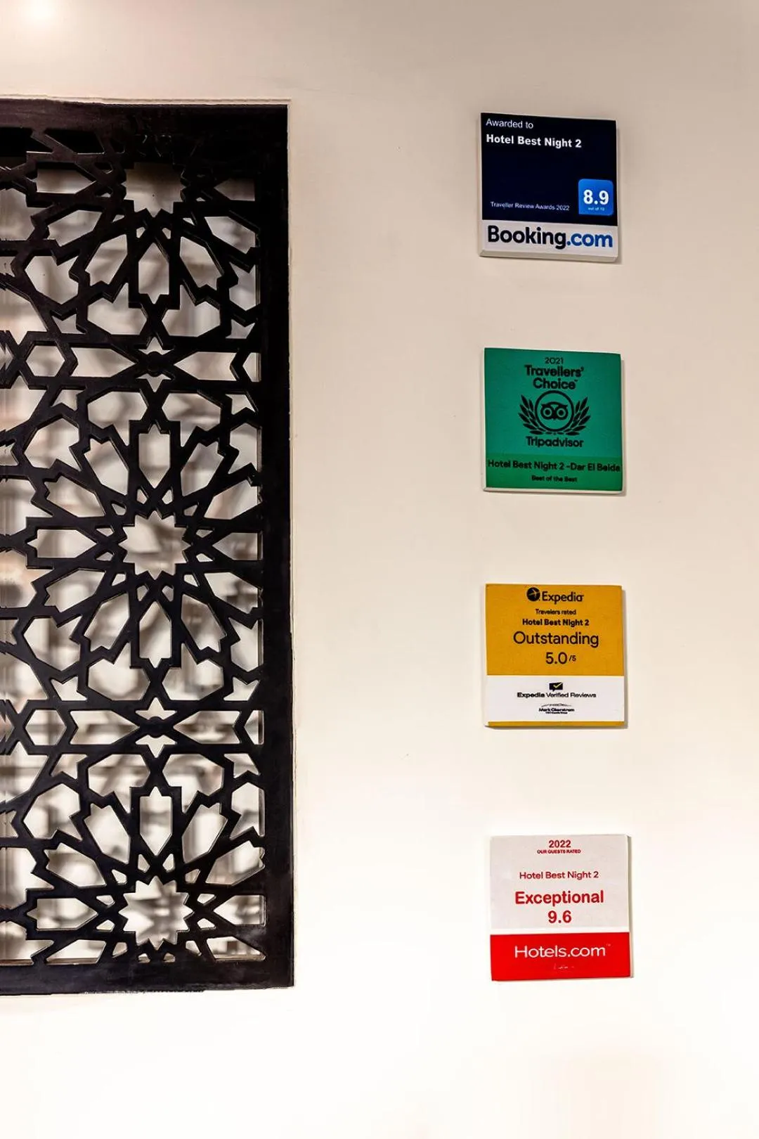 Certificate/Award in Hotel Best Night 2