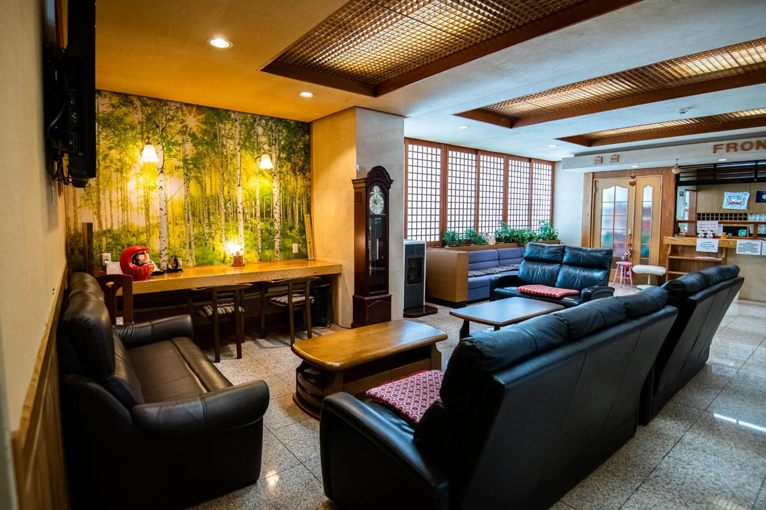 Lobby or reception in Toemu Nozawa Lodge