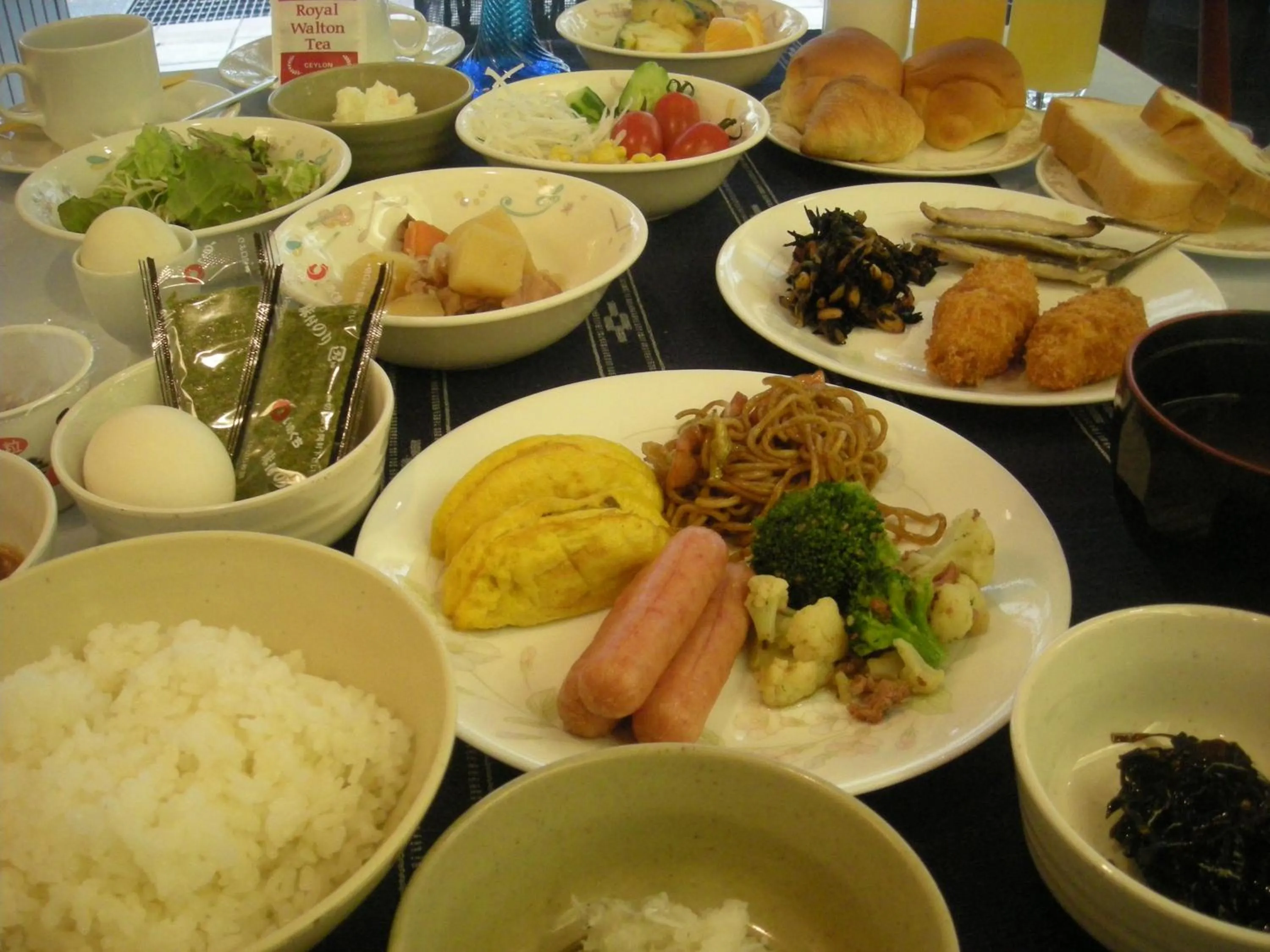 Buffet breakfast in Ryukyu Sun Royal Hotel
